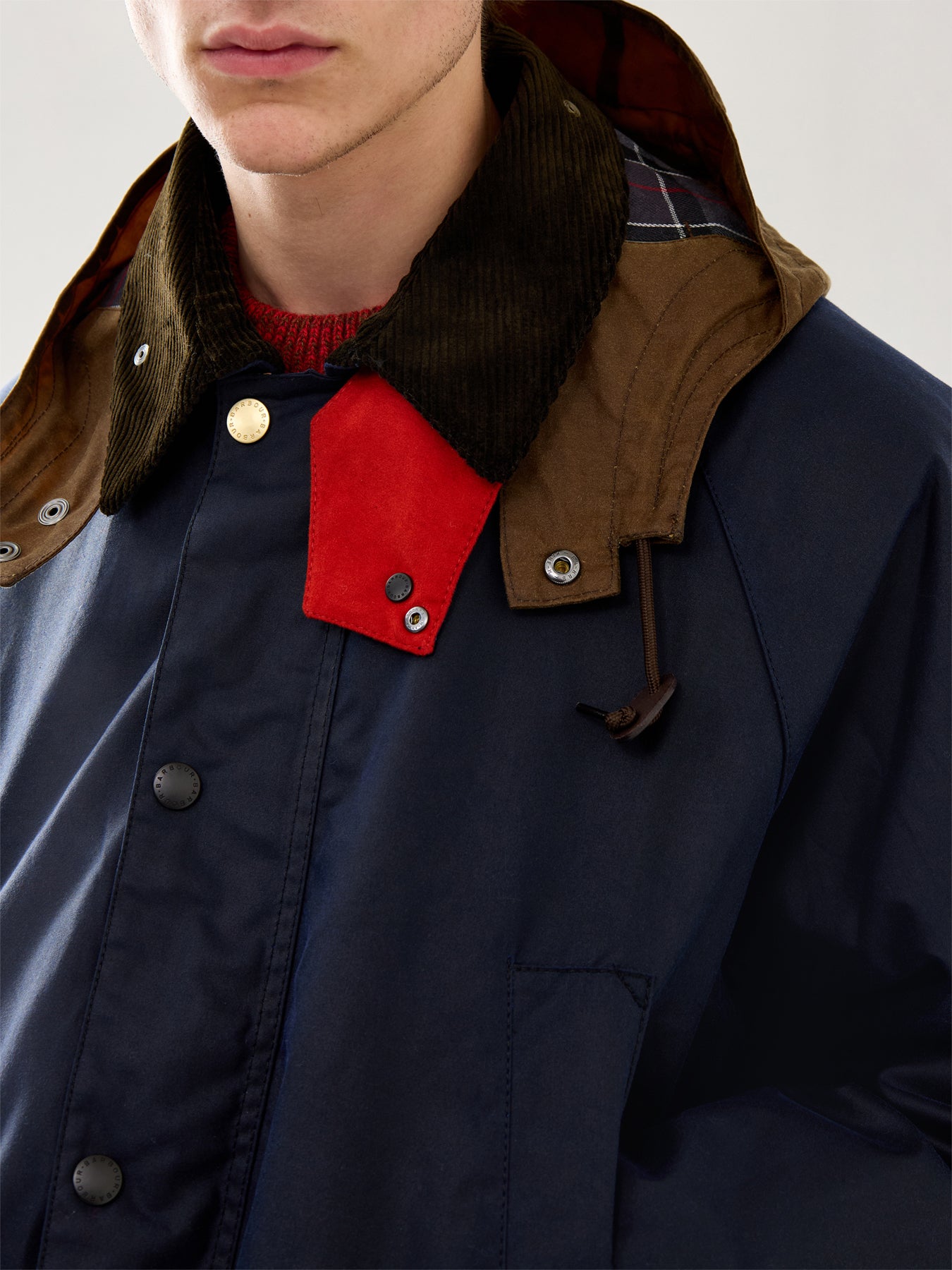 Paul Smith Loves Barbour Wax Hood Tan