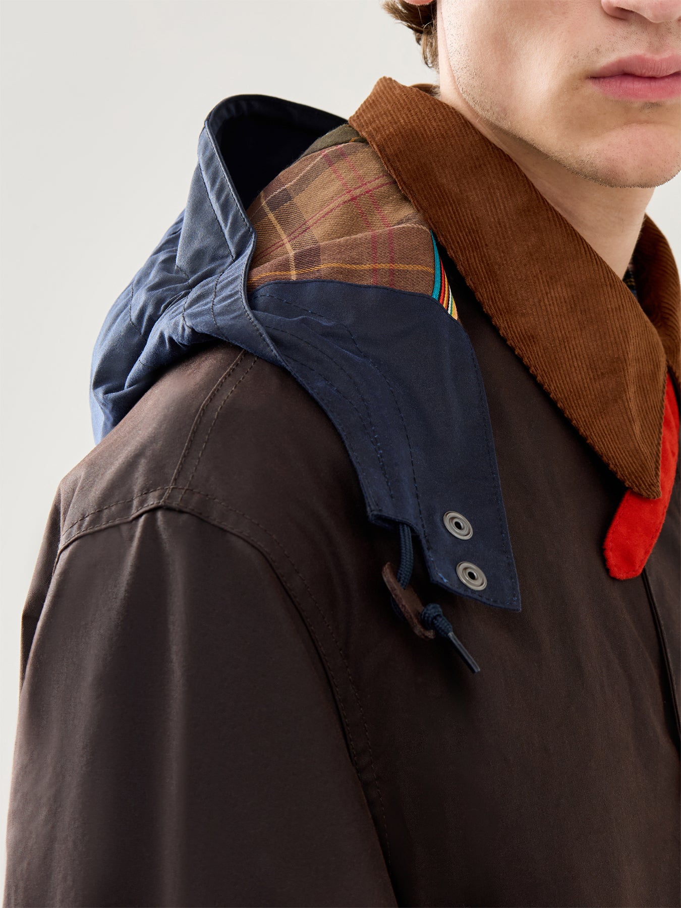 Paul Smith Loves Barbour Wax Hood Night Sky