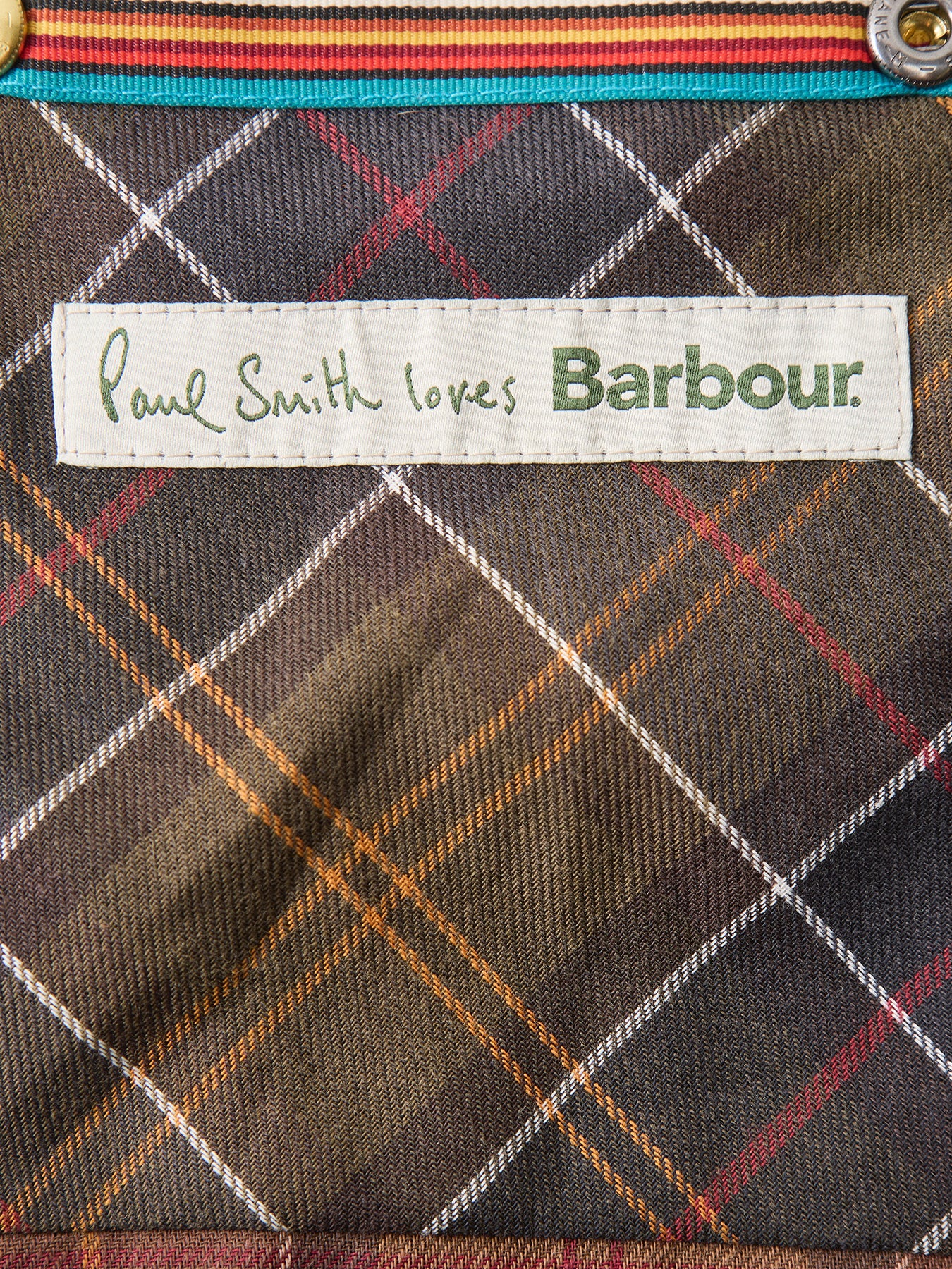Paul Smith Loves Barbour Wax Hood Night Sky