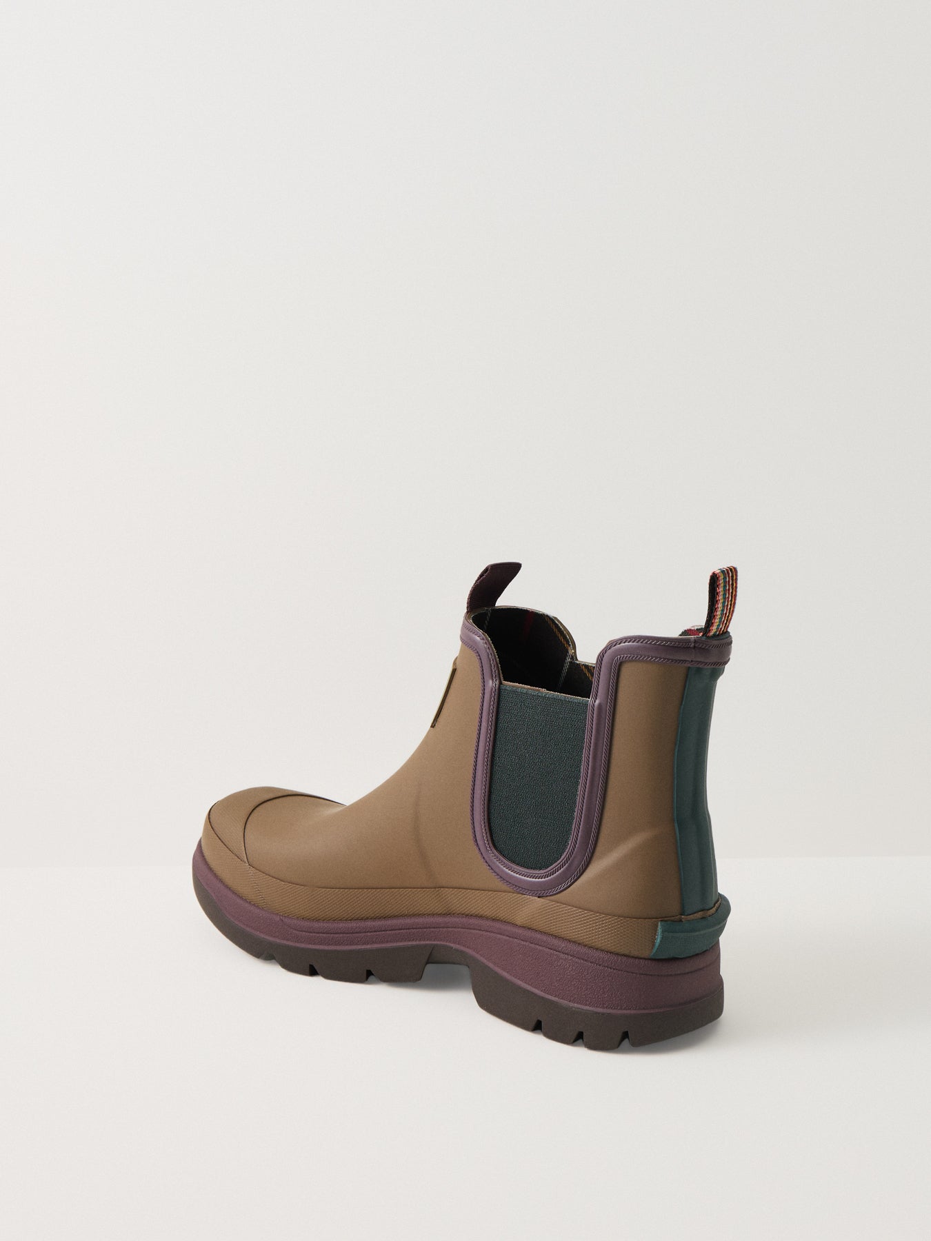 Paul Smith Loves Barbour Chelsea Wellington Boots Tan