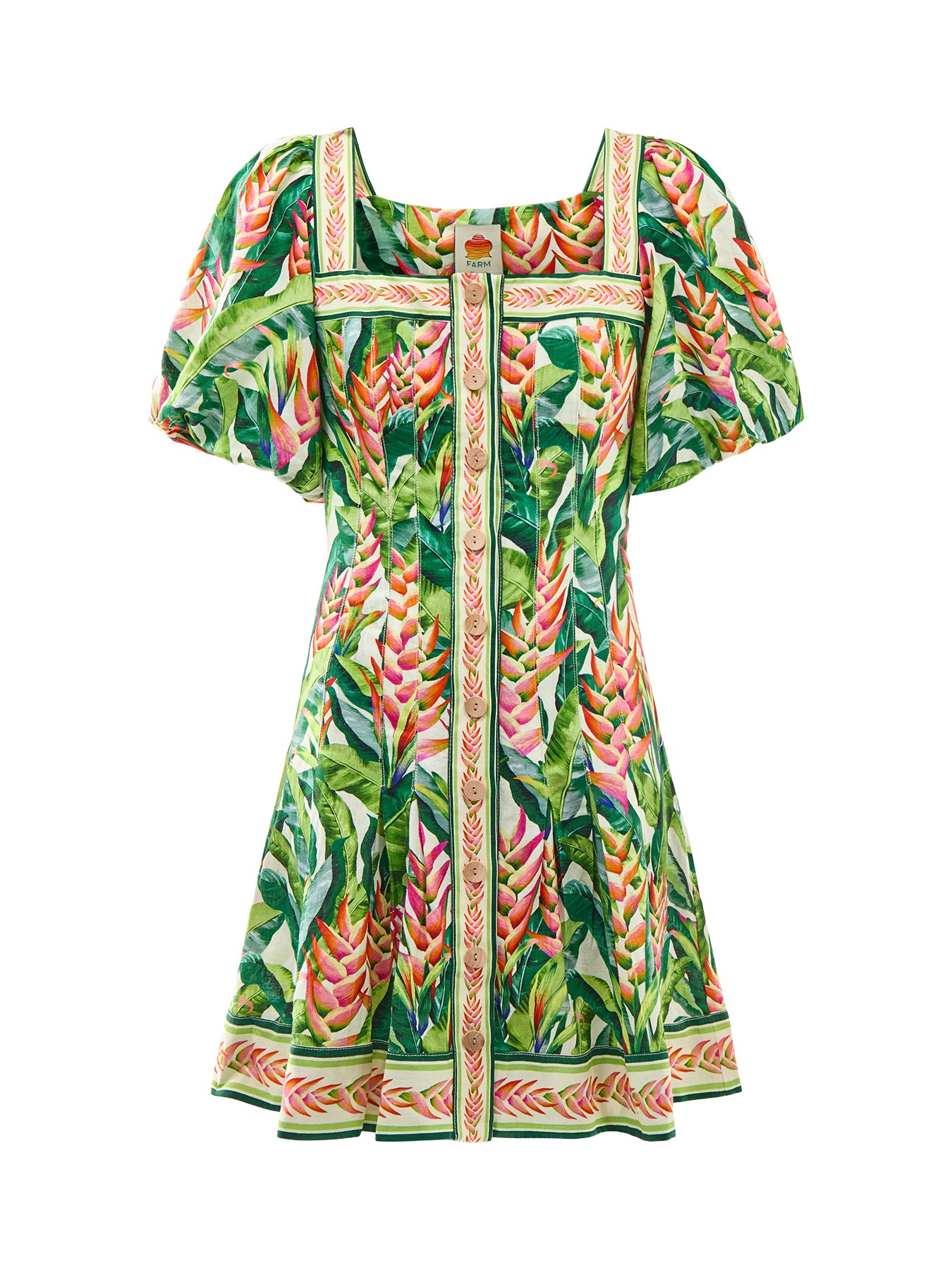 Heli Leaves Pearl Mini Dress