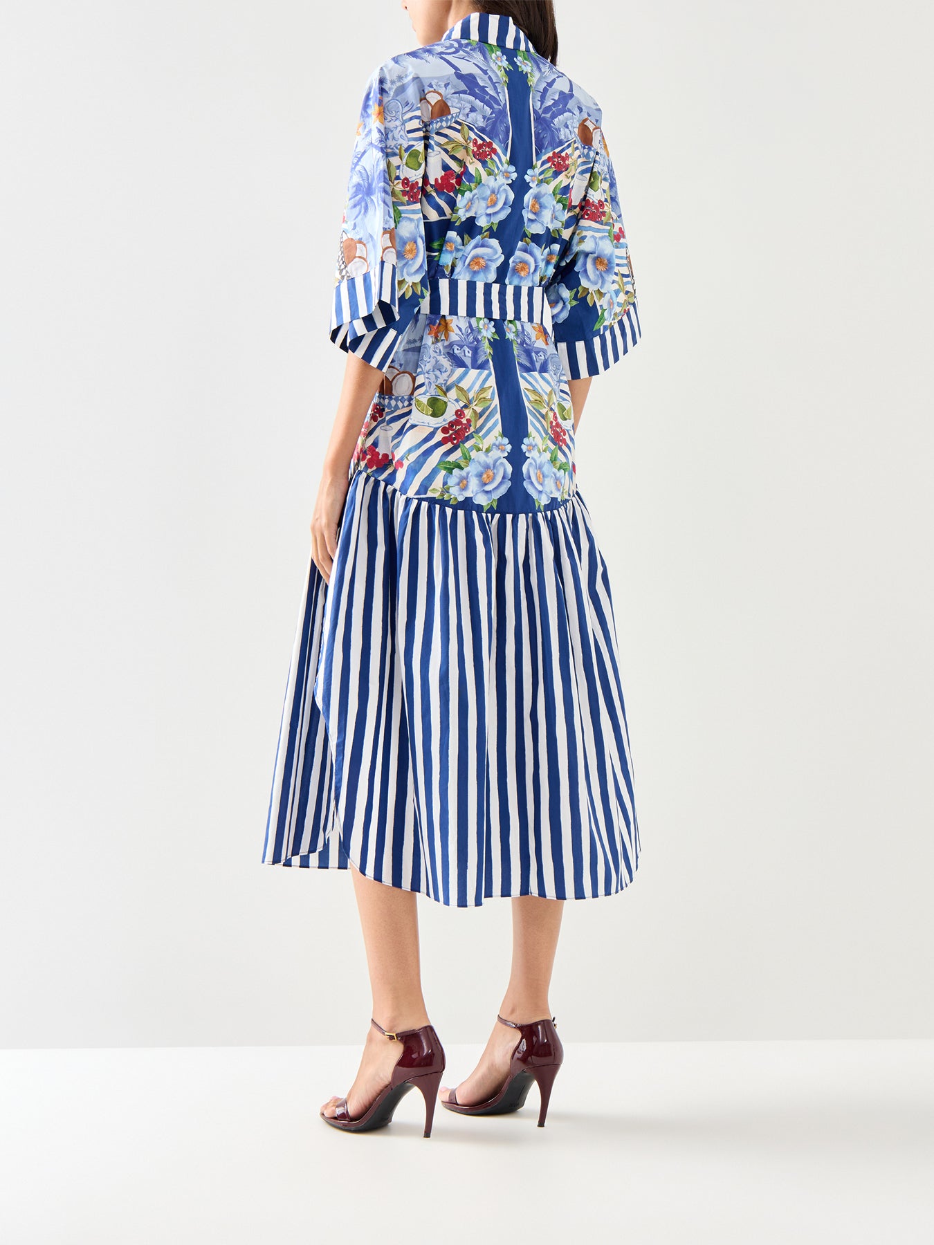 Fresh Table Scarf Blue Midi Dress – Fenwick