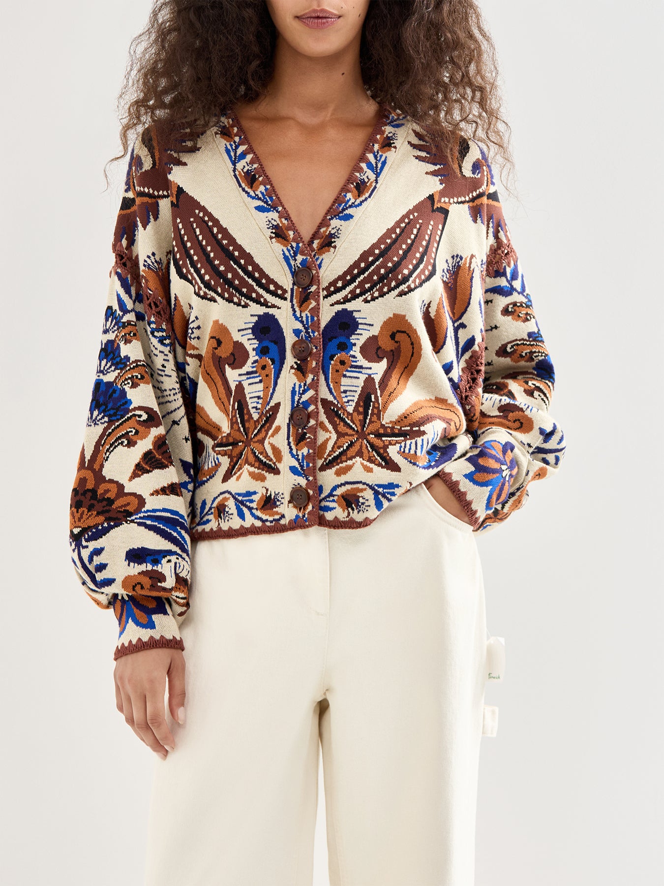 Nature Land Sand Knitwear Cardigan