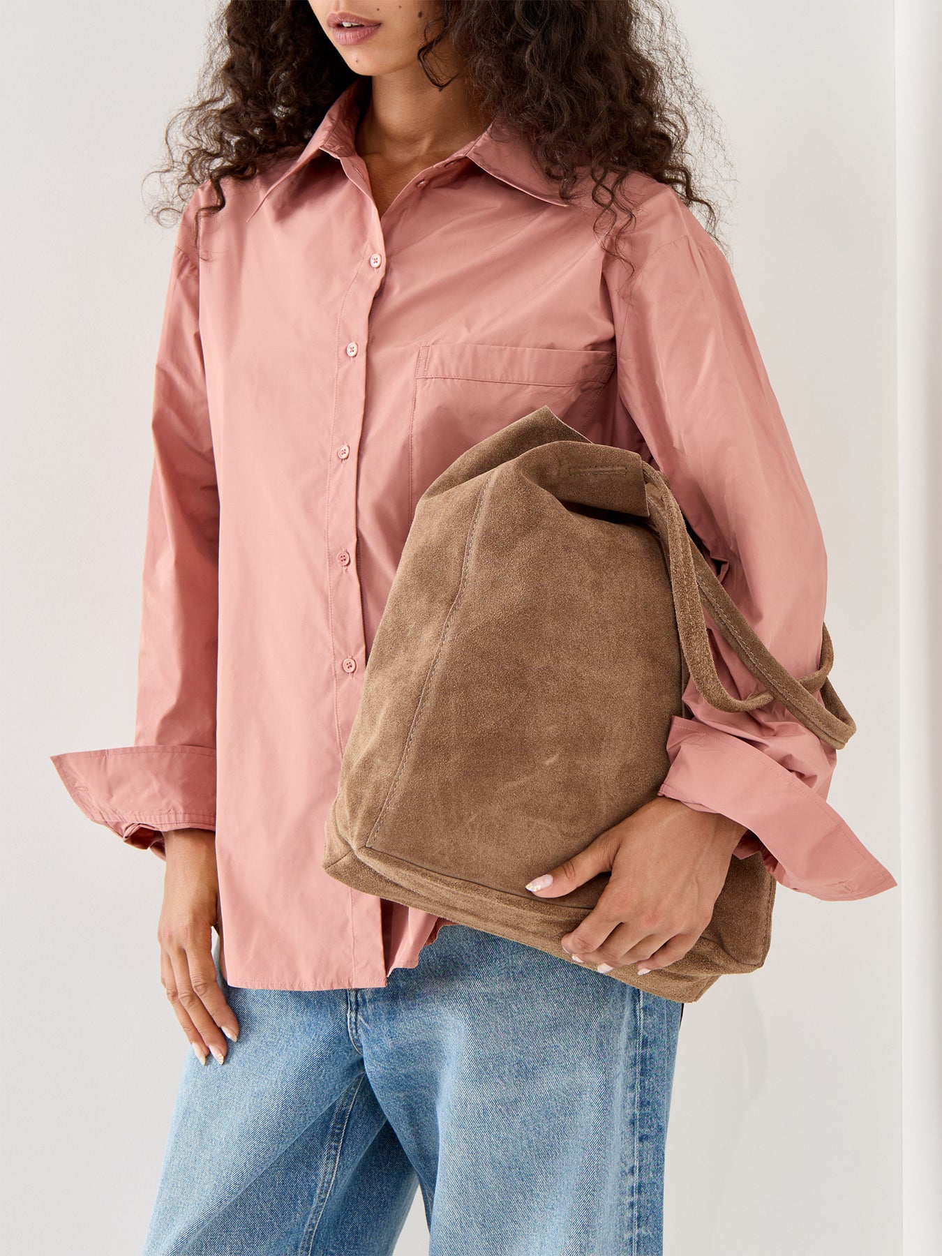 Big Suede Shopper