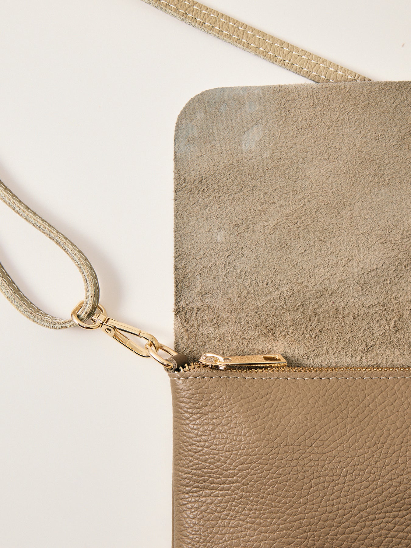 Mini Sally Pochette Beige Scuro