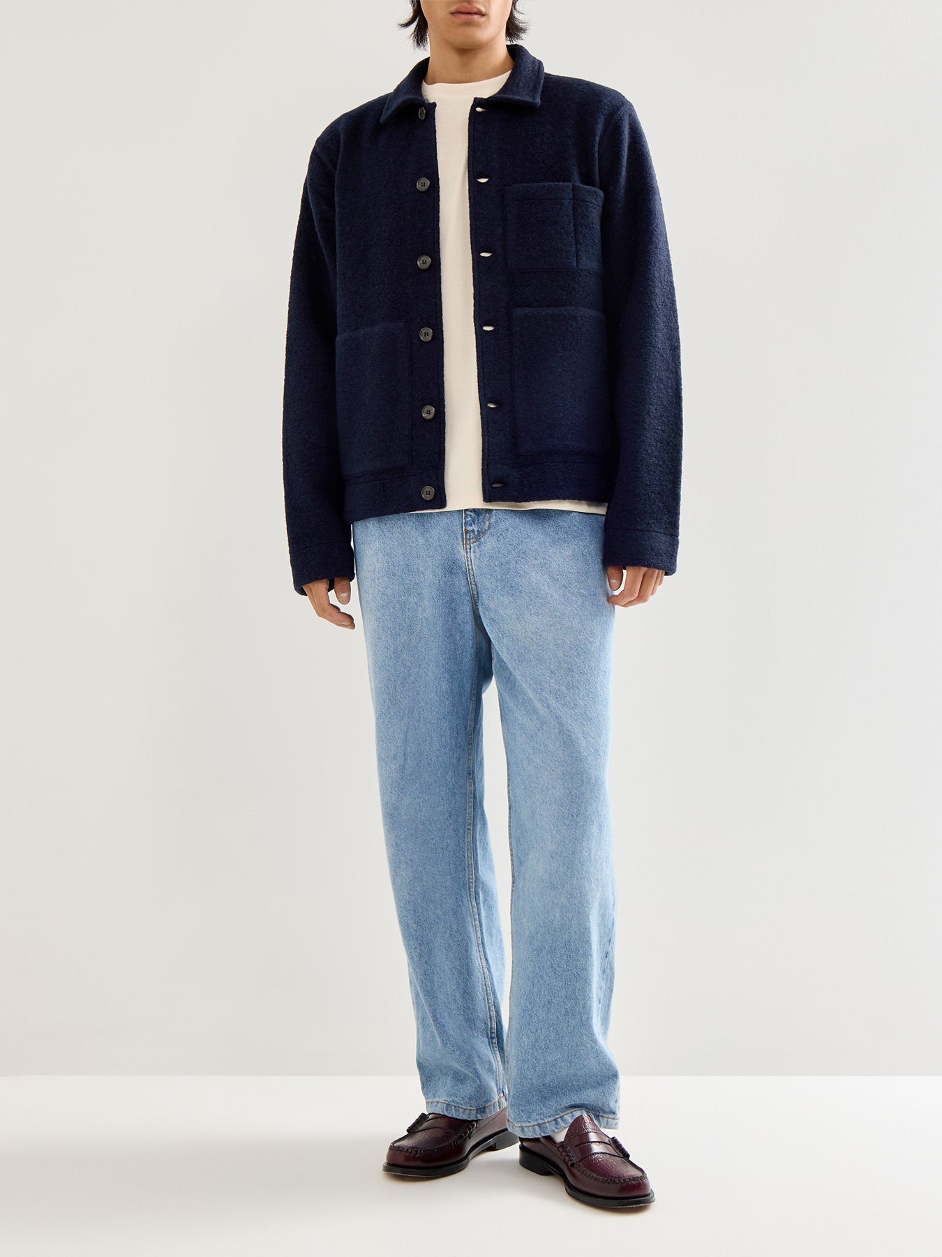 Uniform Wool Jacket Navy