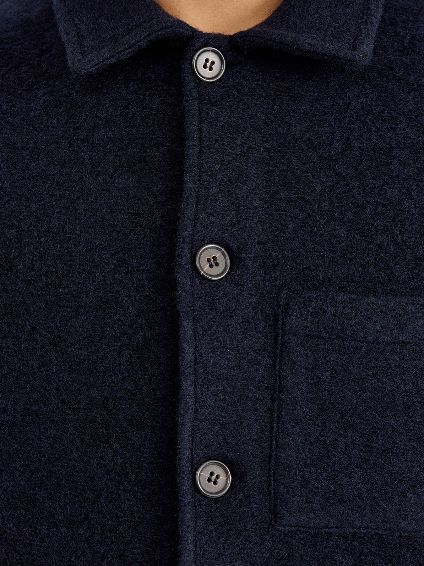 Uniform Wool Jacket Navy