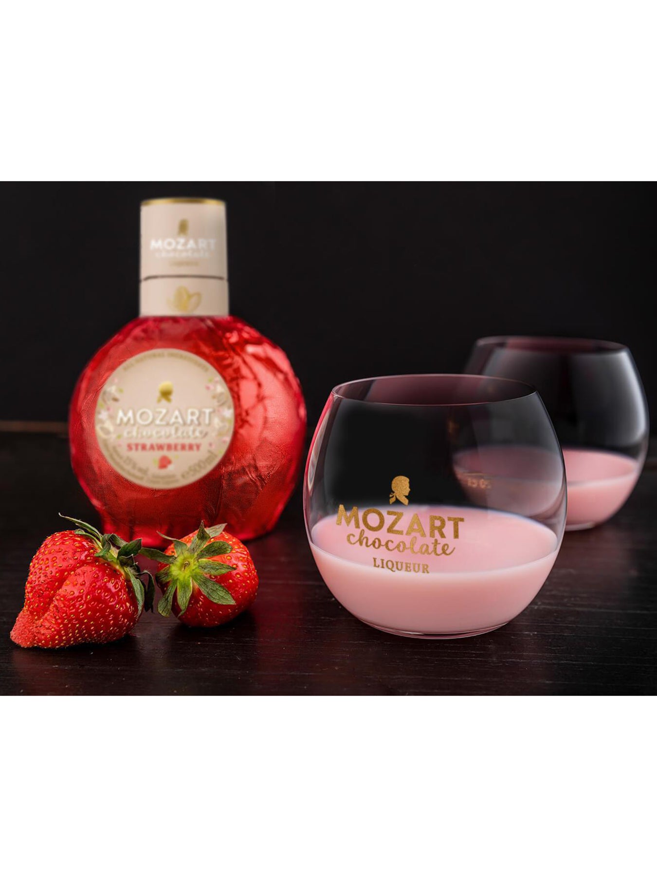 Mozart White Chocolate & Strawberry Cream Liqueur