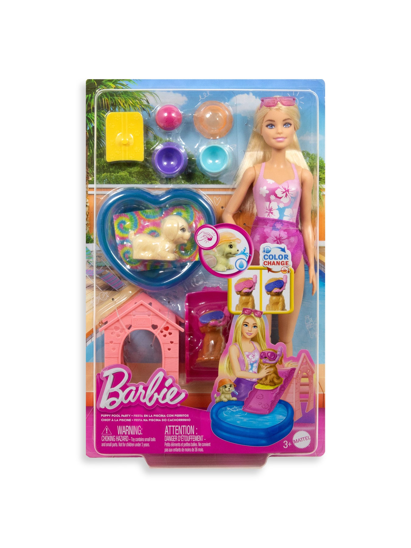 Barbie Puppy Pool Party
