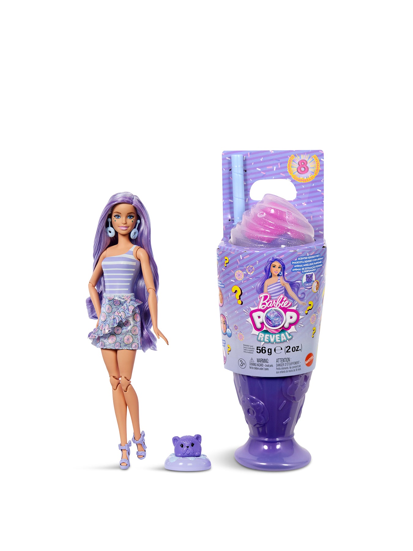 Barbie Pop Reveal Sweet Treats Purple