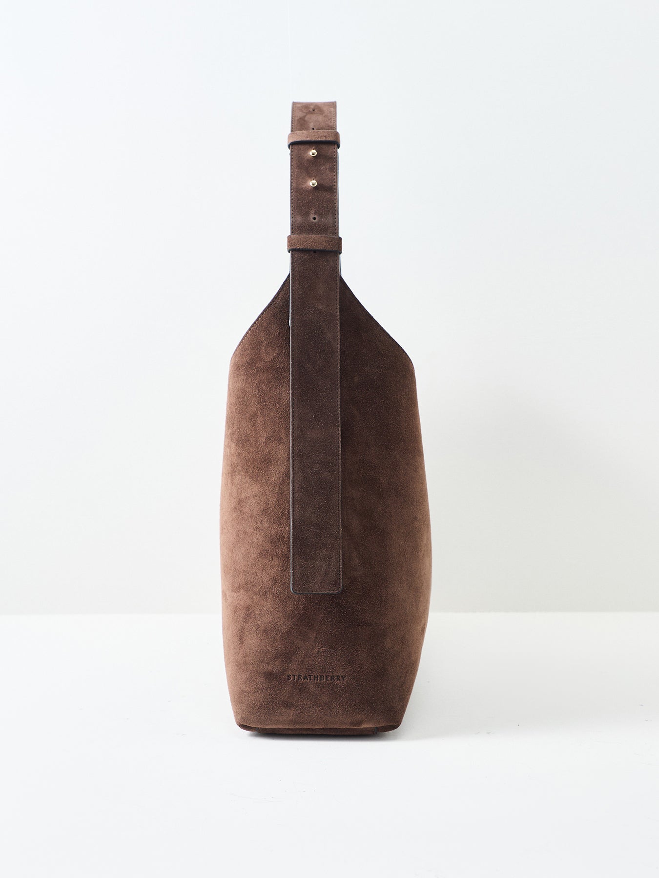 Kite Hobo Suede Tote Bag Brown