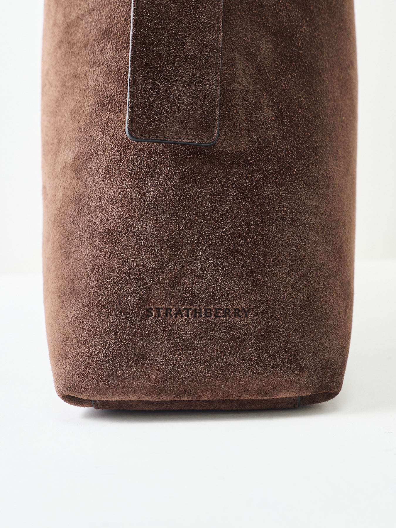 Kite Hobo Suede Tote Bag Brown
