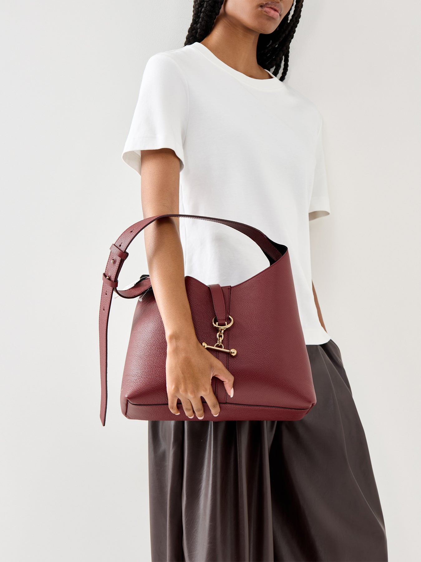 Kite Mini Hobo Fine Grain Leather