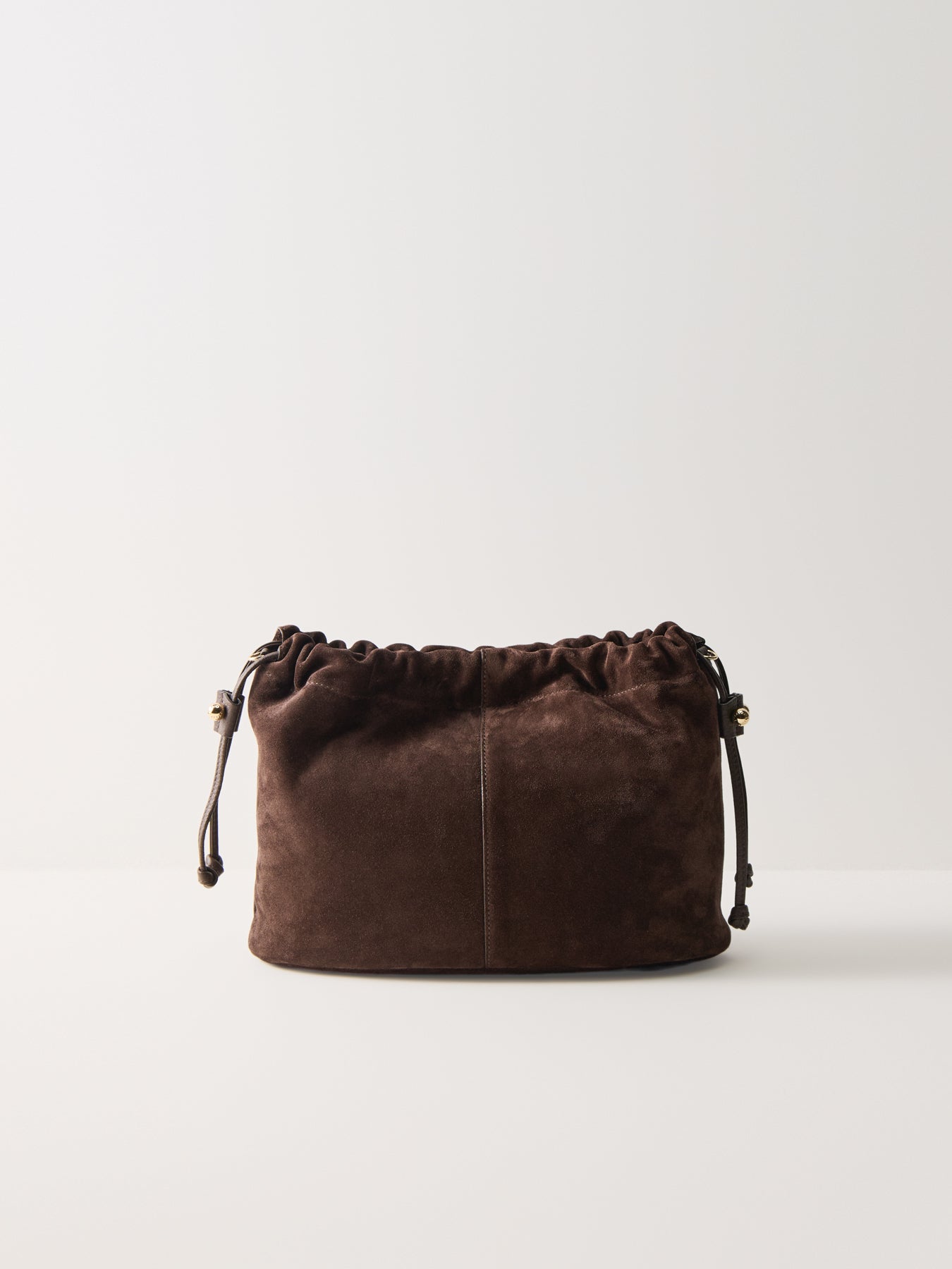 Charlotte Midi Suede Bag Chocolate