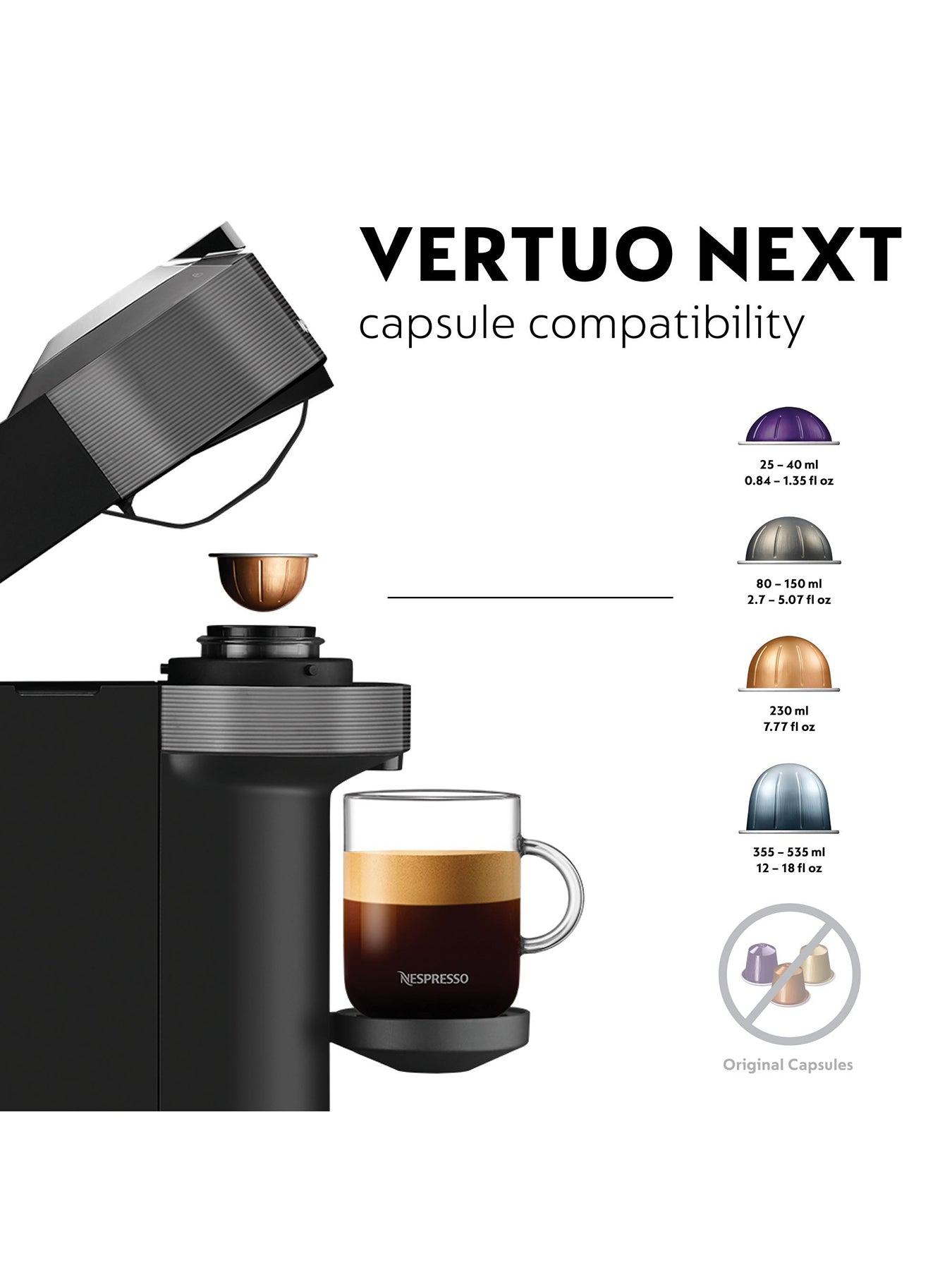 Vertuo Next & Milk Coffee Machine