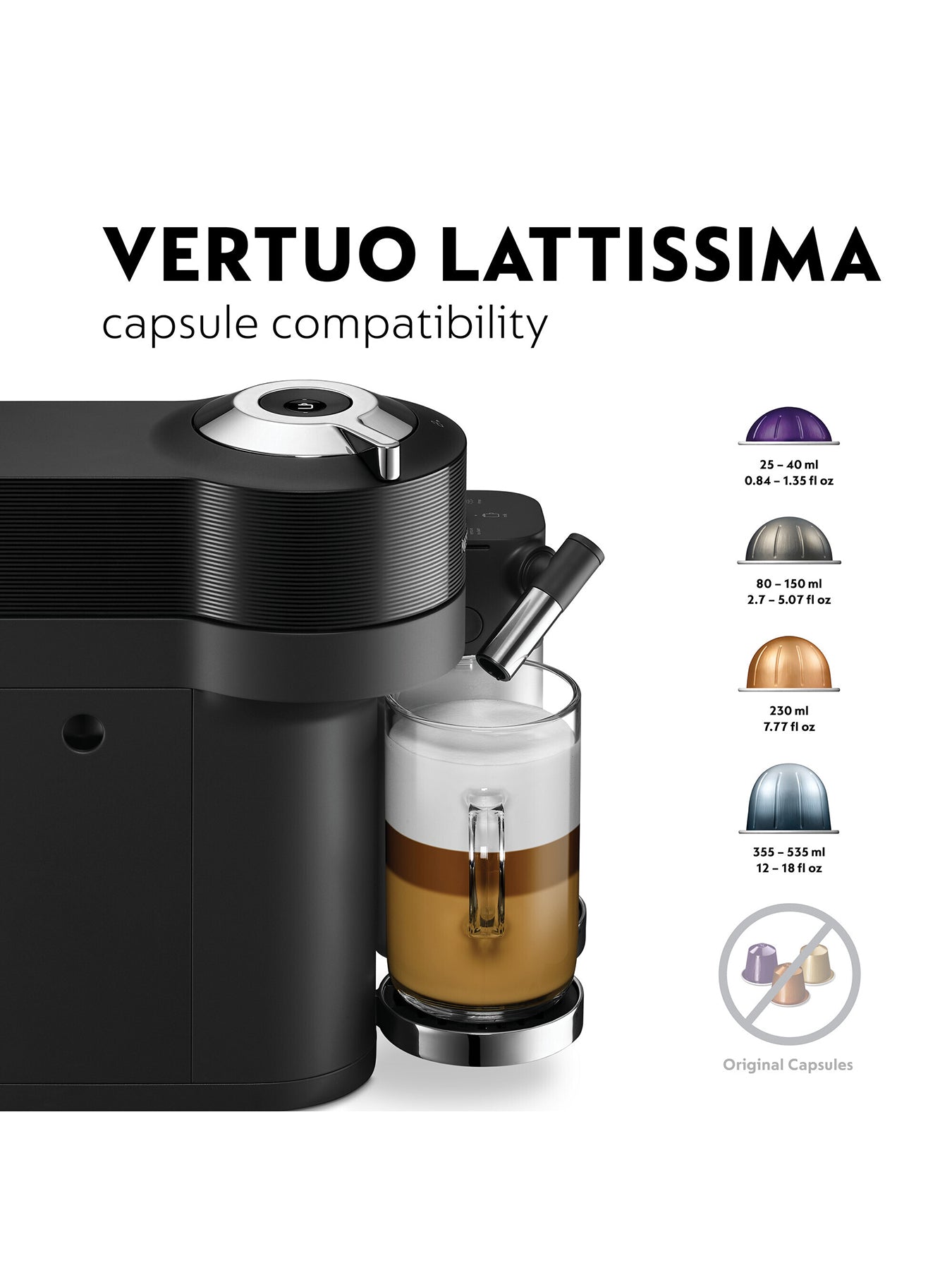 Vertuo Lattissima Black
