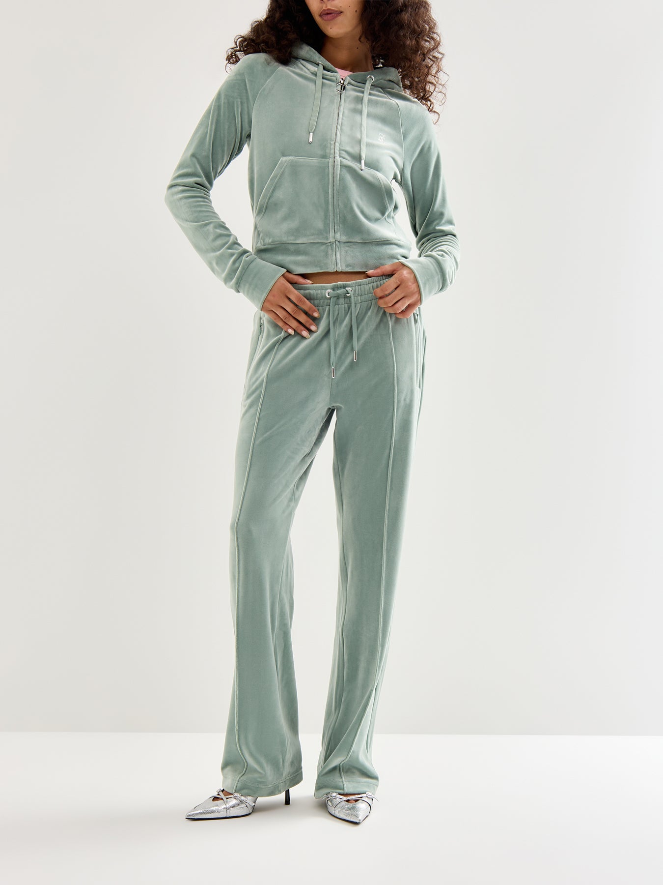 Madison Hoodie White Label Diamante