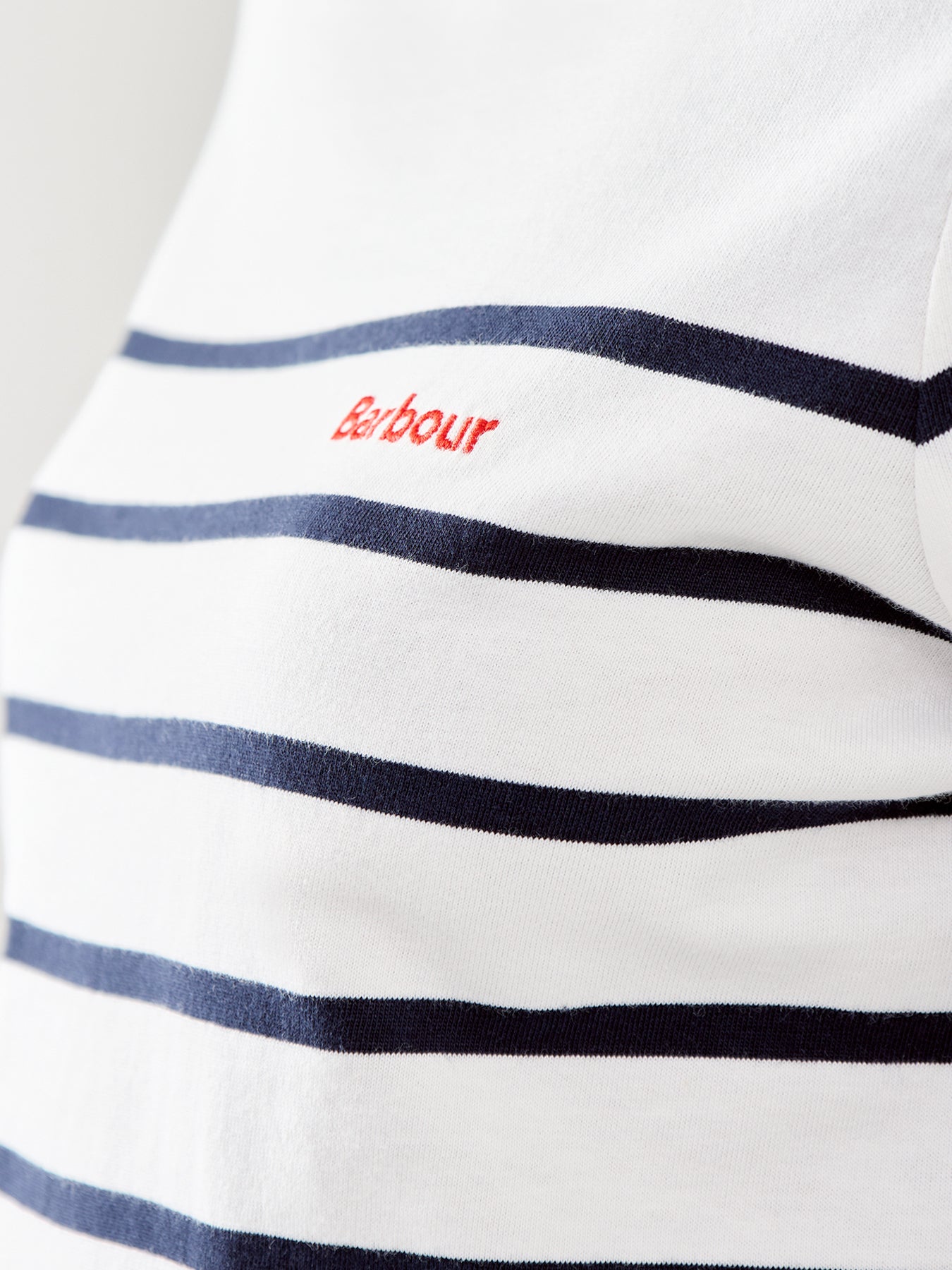 Barbour Bradley Top Cloud Strpe