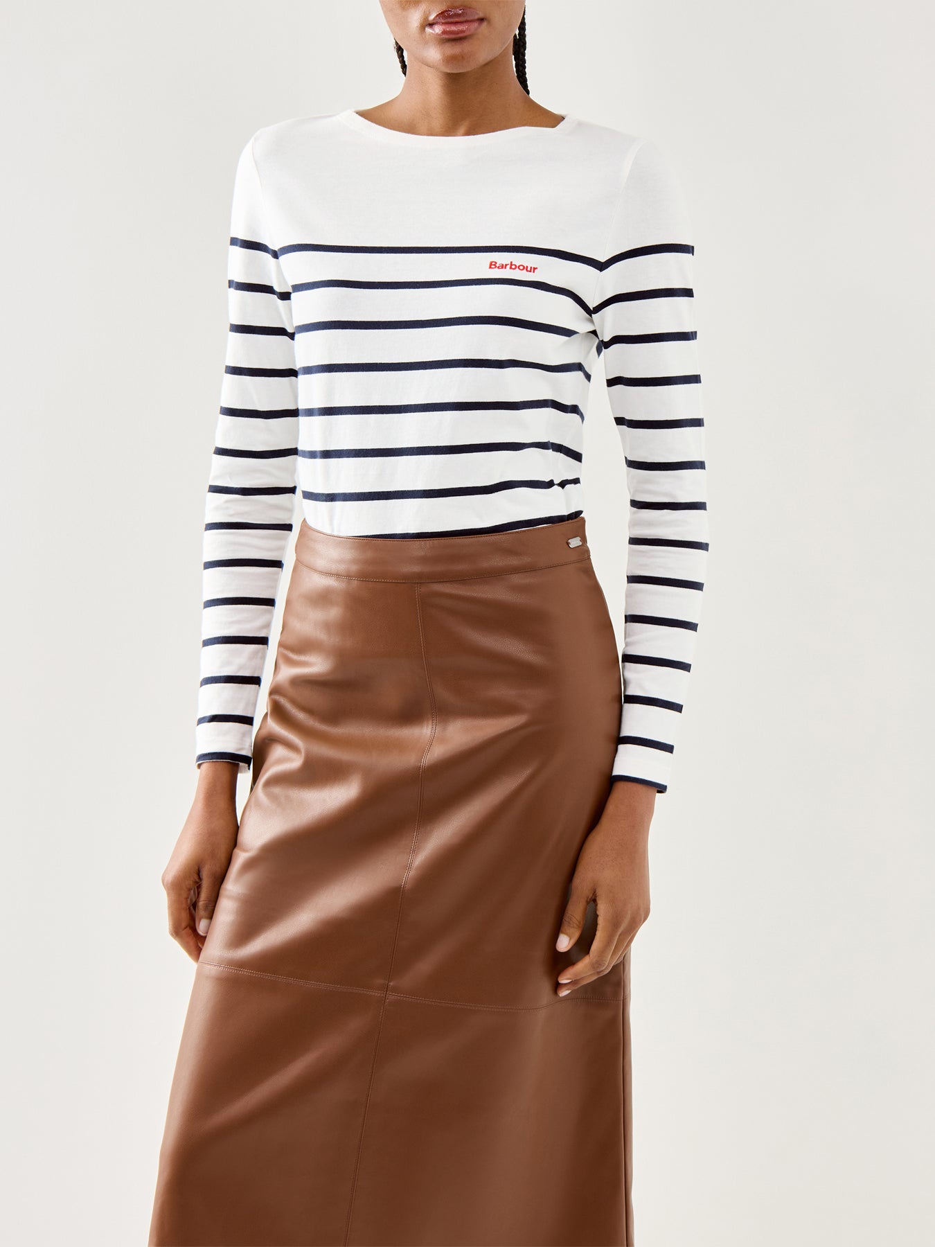 Barbour Bradley Top Cloud Strpe