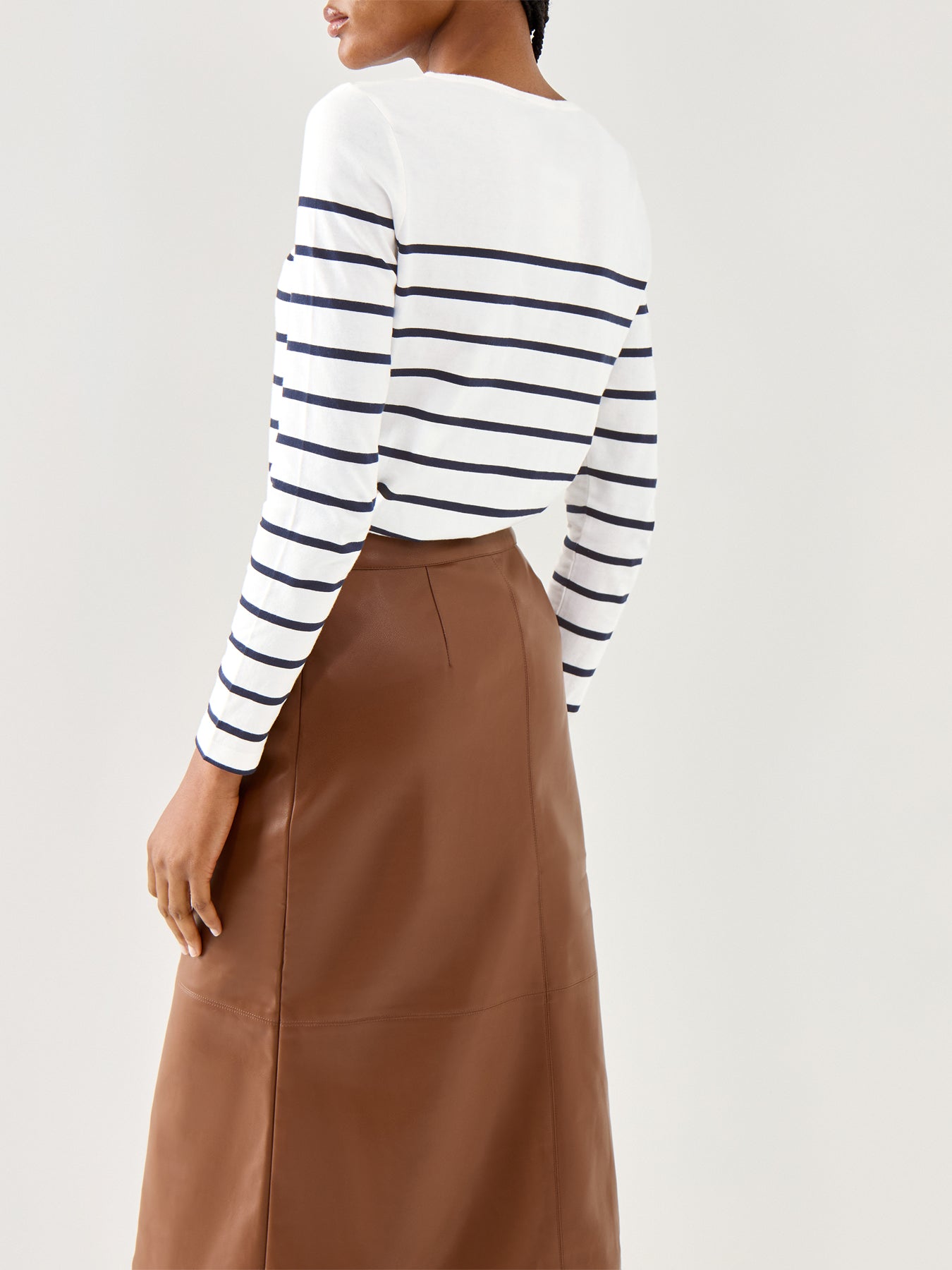 Barbour Bradley Top Cloud Strpe