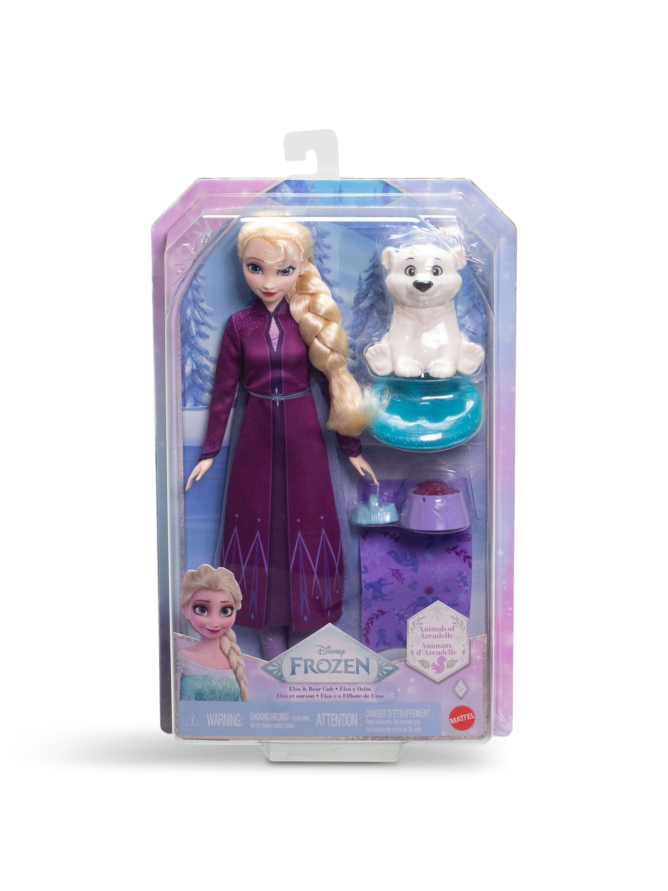Frozen Elsa and Baby Bear Soft Toy