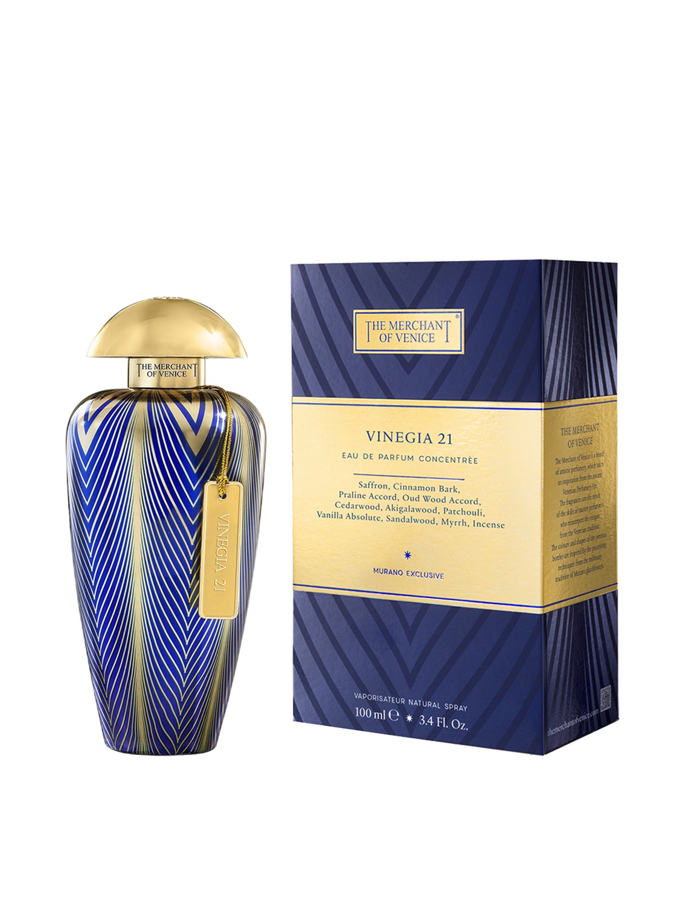 Murano Exclusive Vinegia 21 Eau de Parfum Concentree 100ml