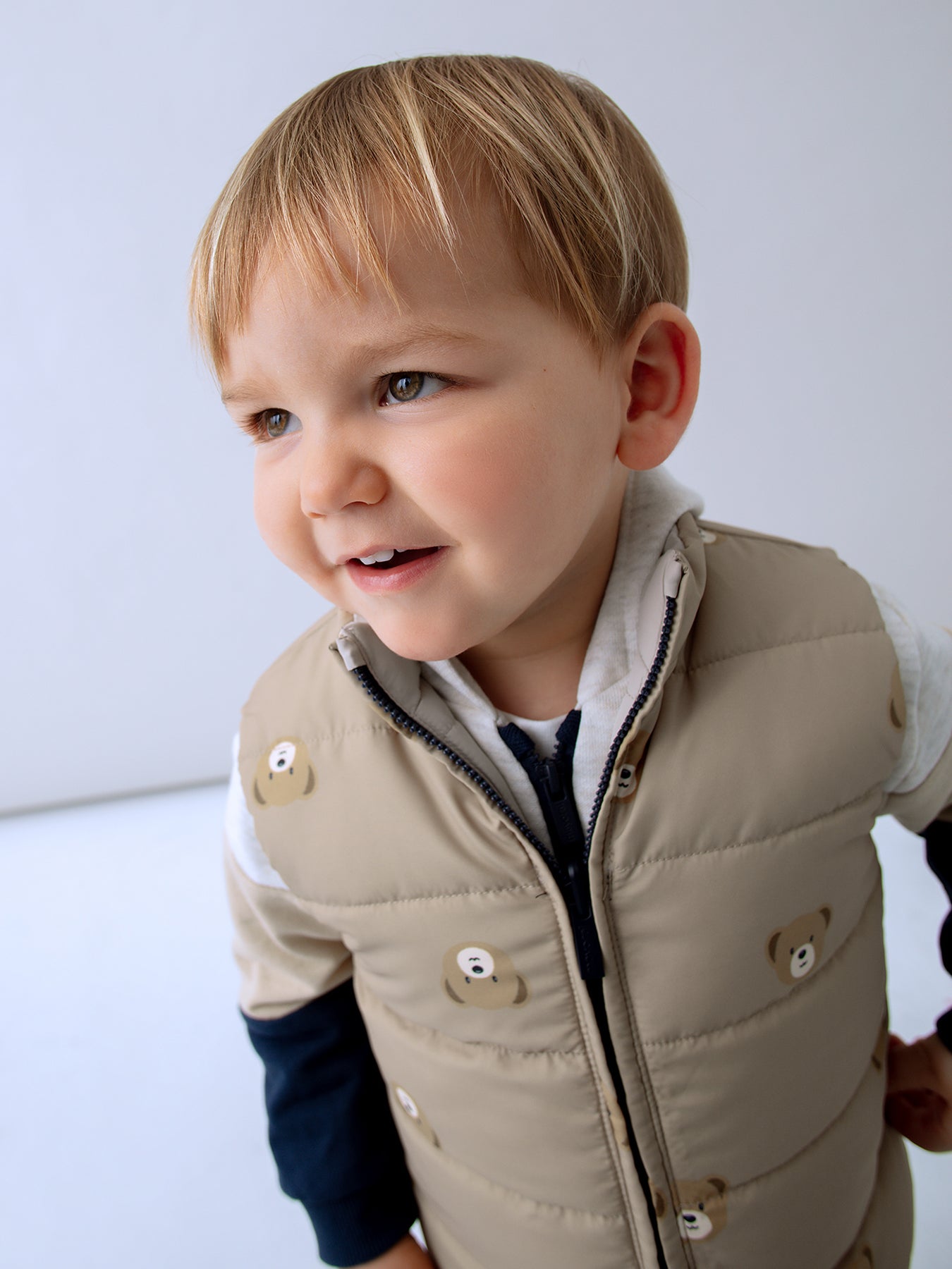 Mayoral Reversible Vest Blue