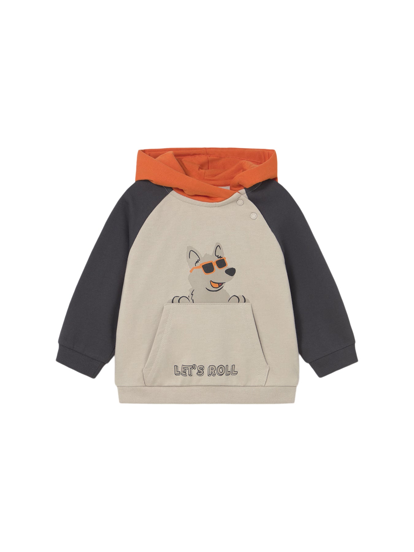 Baby Wolf Two-Piece Tracksuit Pumpkin