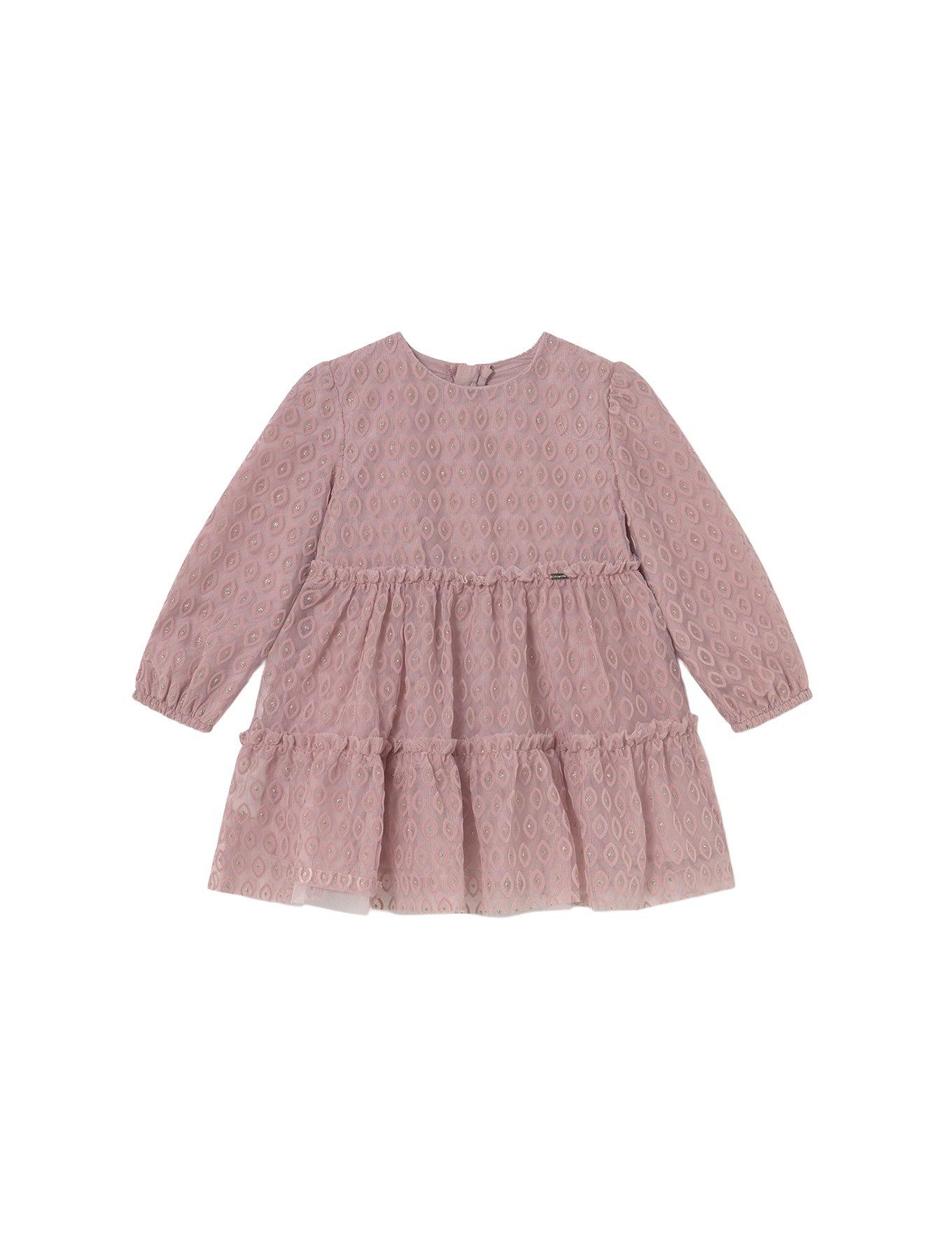 Mayoral Long Sleeve Dress Crystal