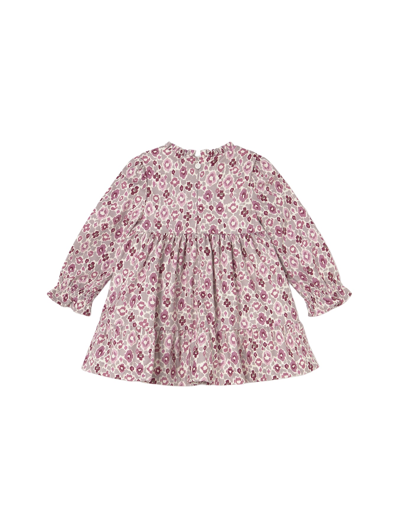 Mayoral Printed Floral Velvet Dress Crystal