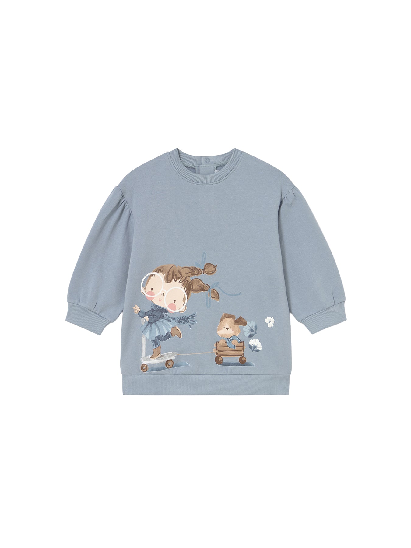 Mayoral Scooter Girl Fleece Dress Opal