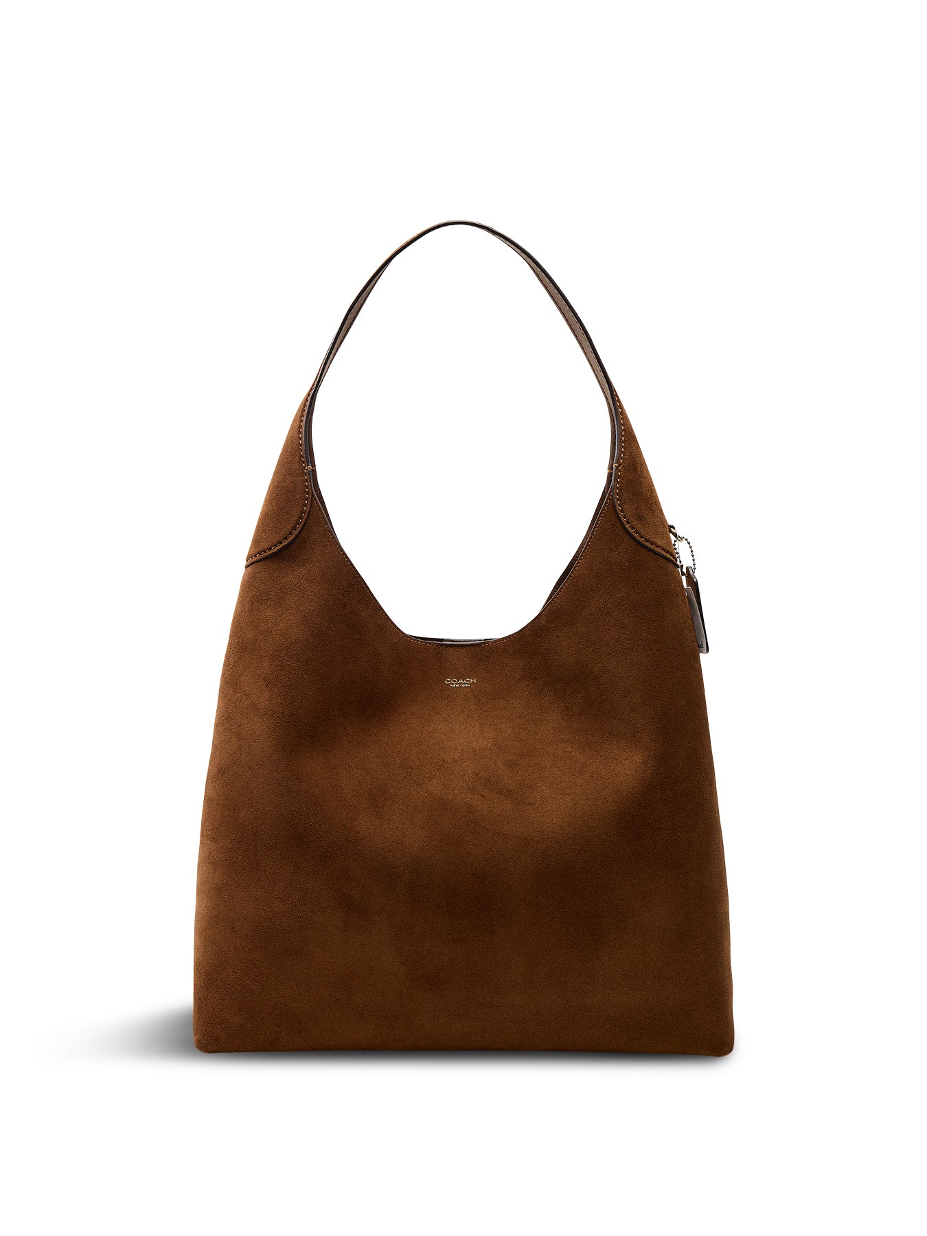 Suede Brooklyn 39 Shoulder Bag Warm Brown