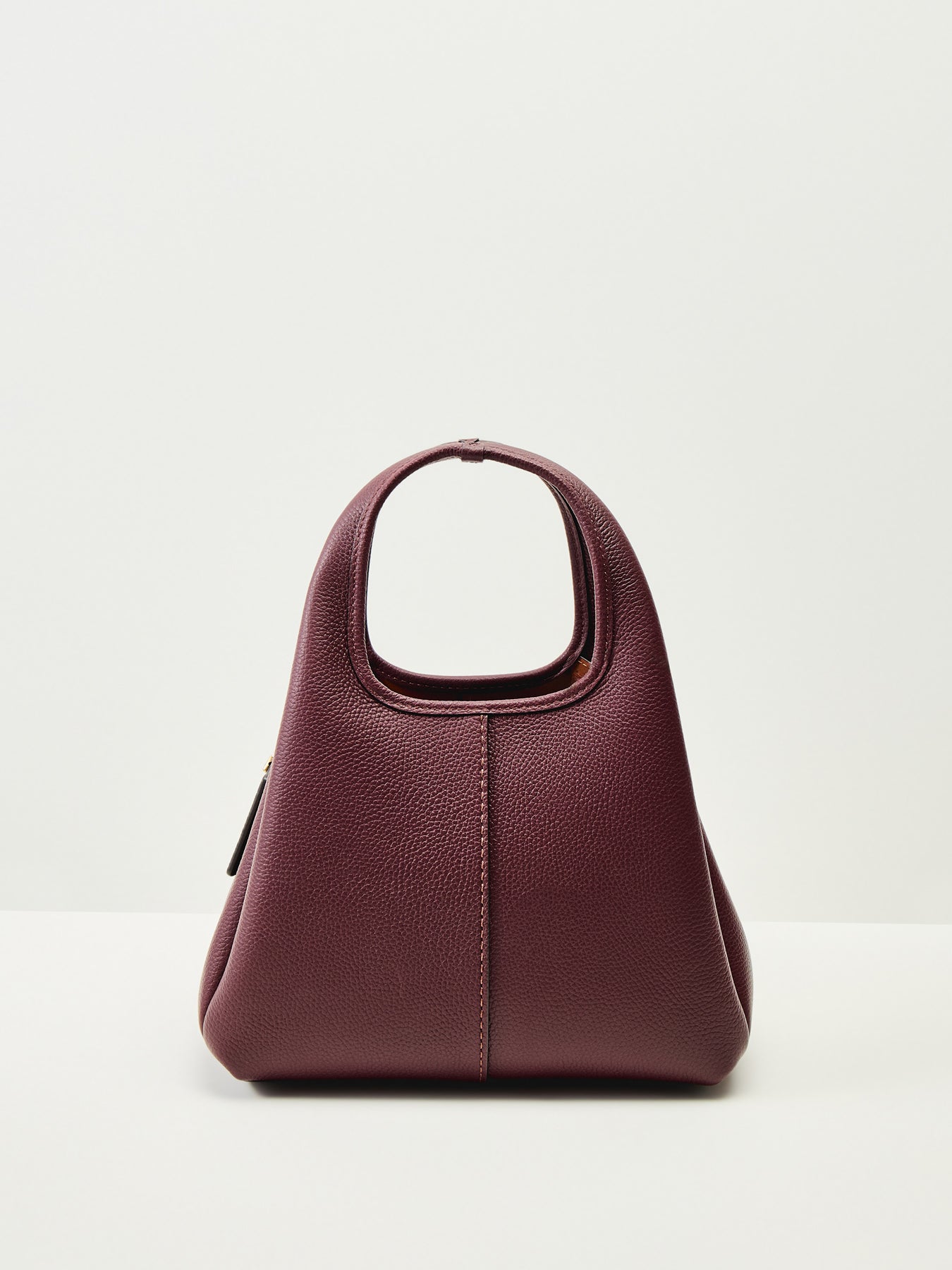 Lana Shoulder Leather Bag 23 Merlot