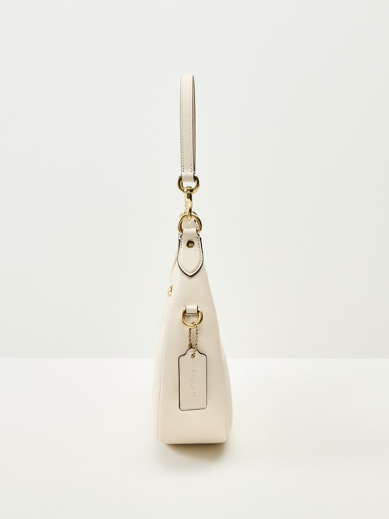 Jonie Leather Bag 22 Chalk