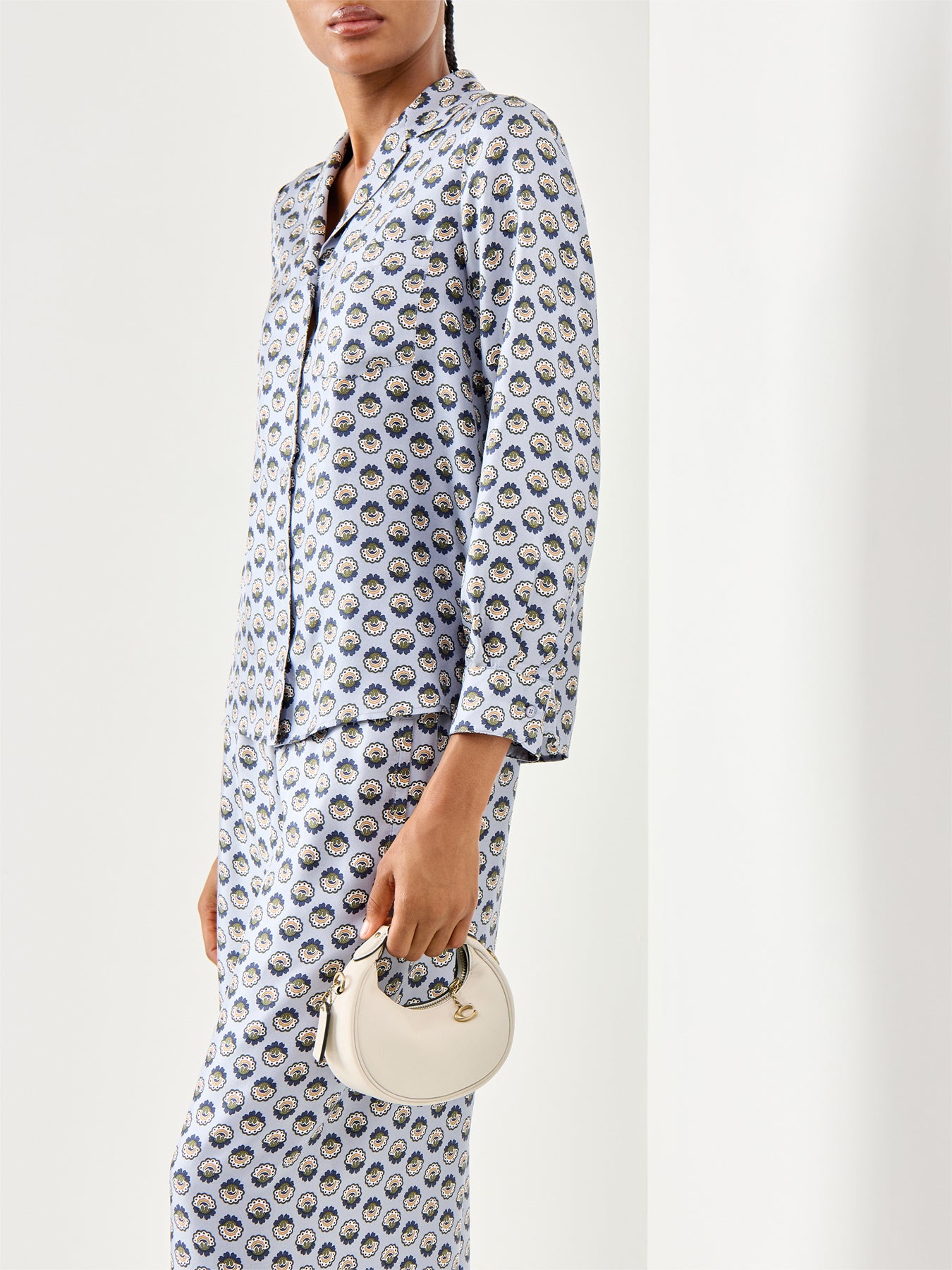 Jonie Leather Bag Chalk