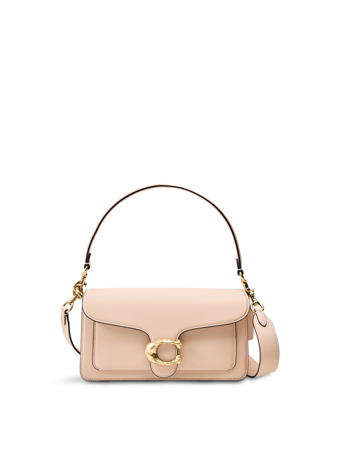 Tabby 26 Leather Shoulder Bag Cream