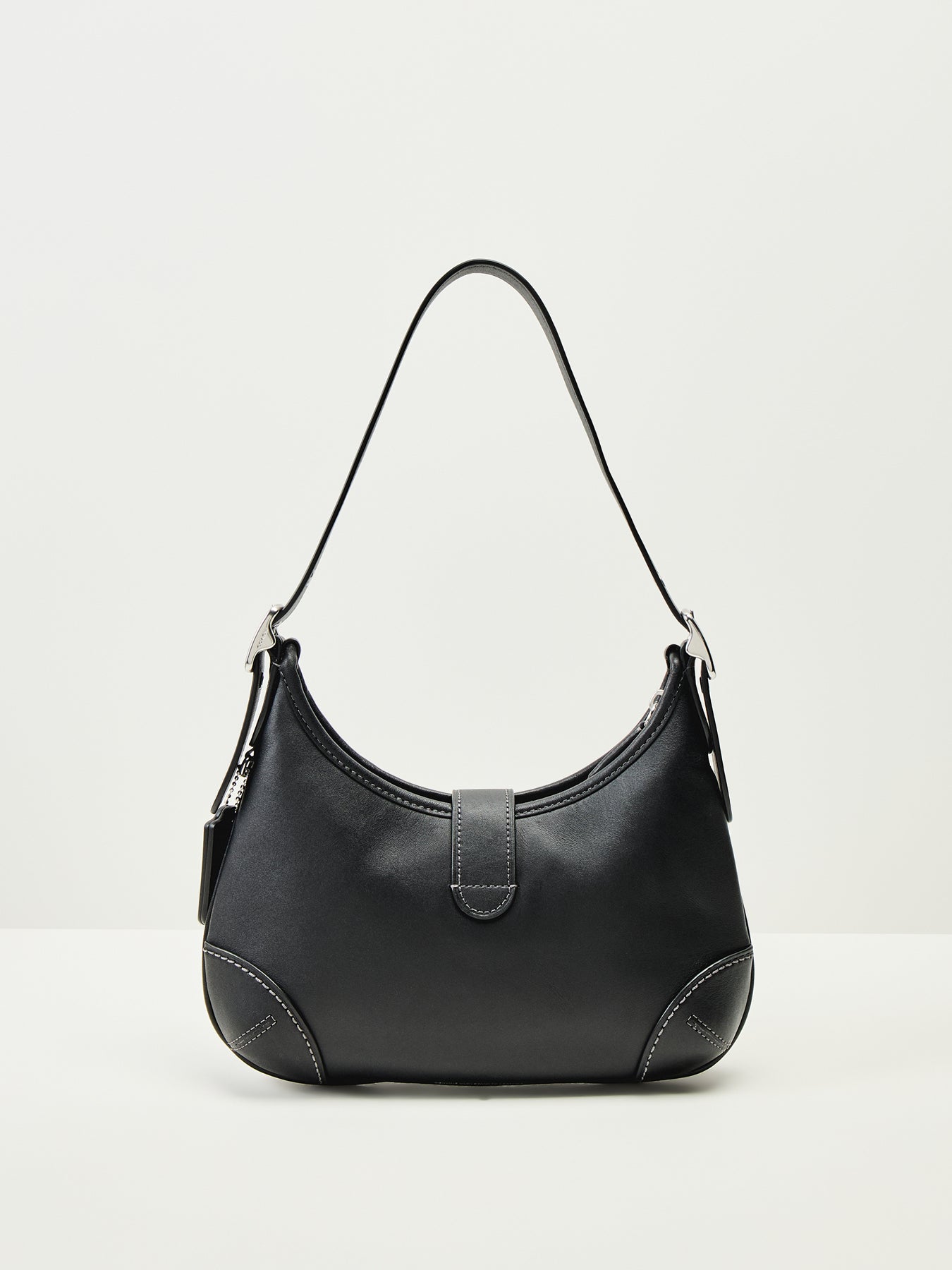 The Coach Originals Hamptons Leather Hobo Black