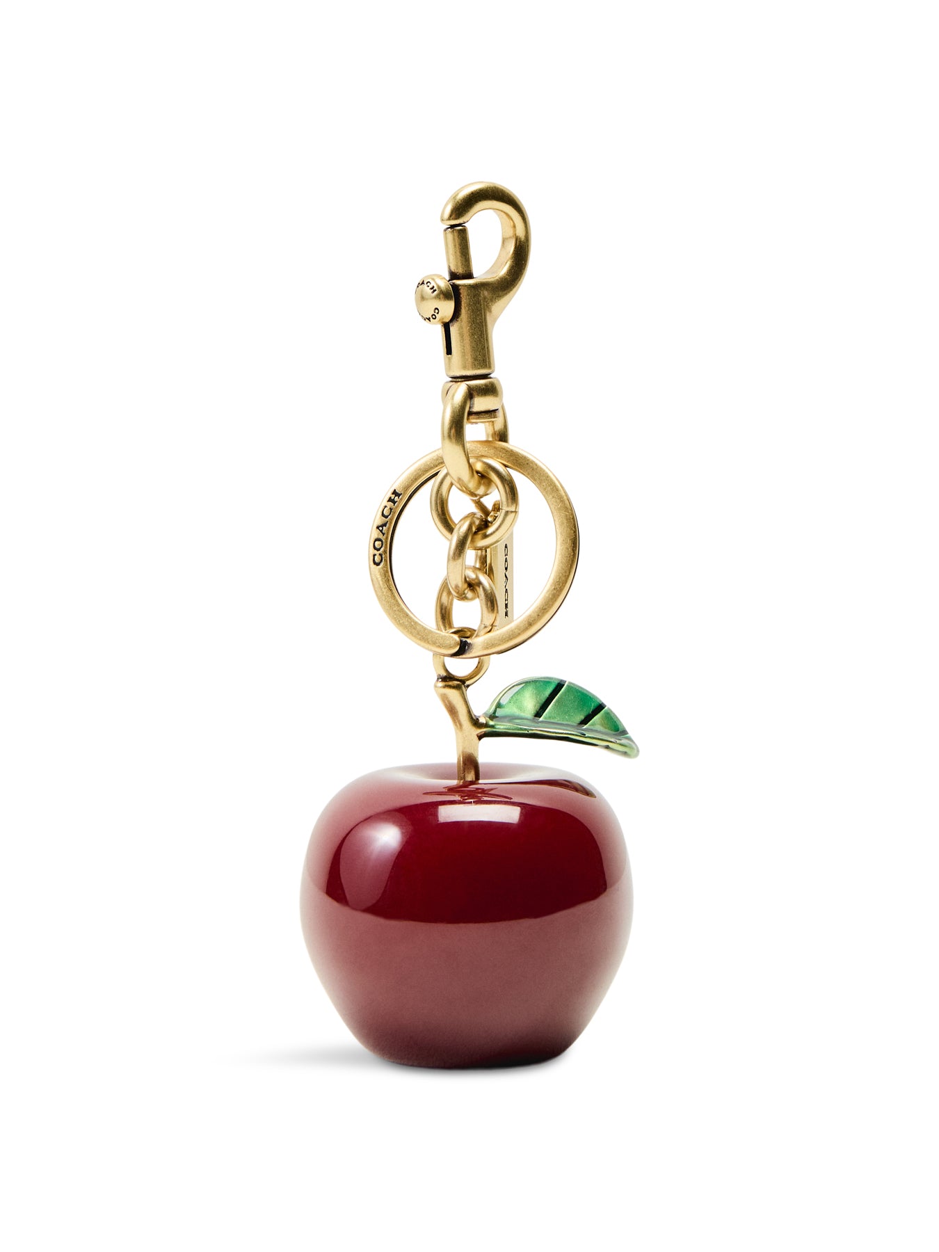 Small Apple Bag Charm Multi