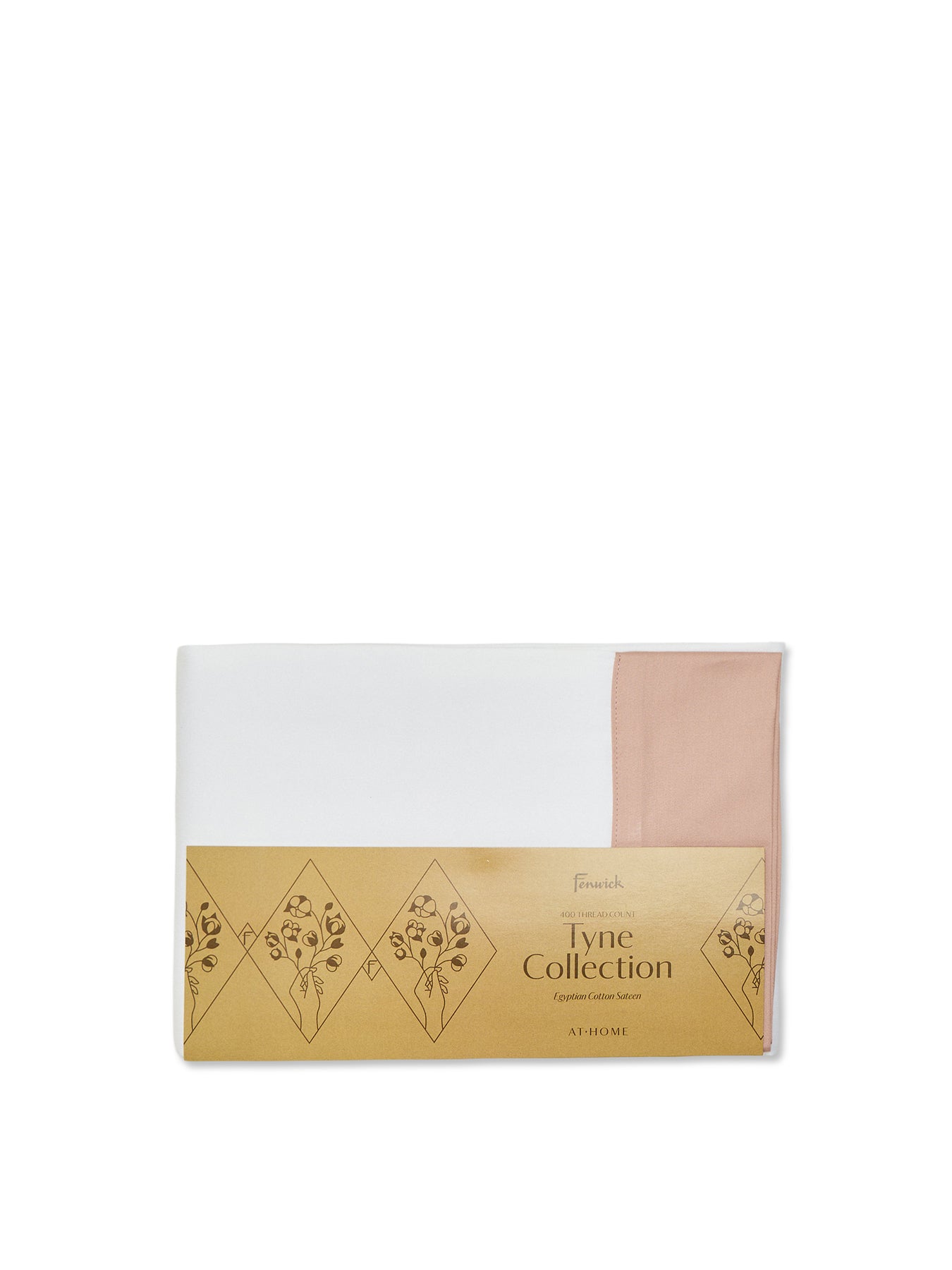 Tyne Collection Square Oxford Pillowcase Pink