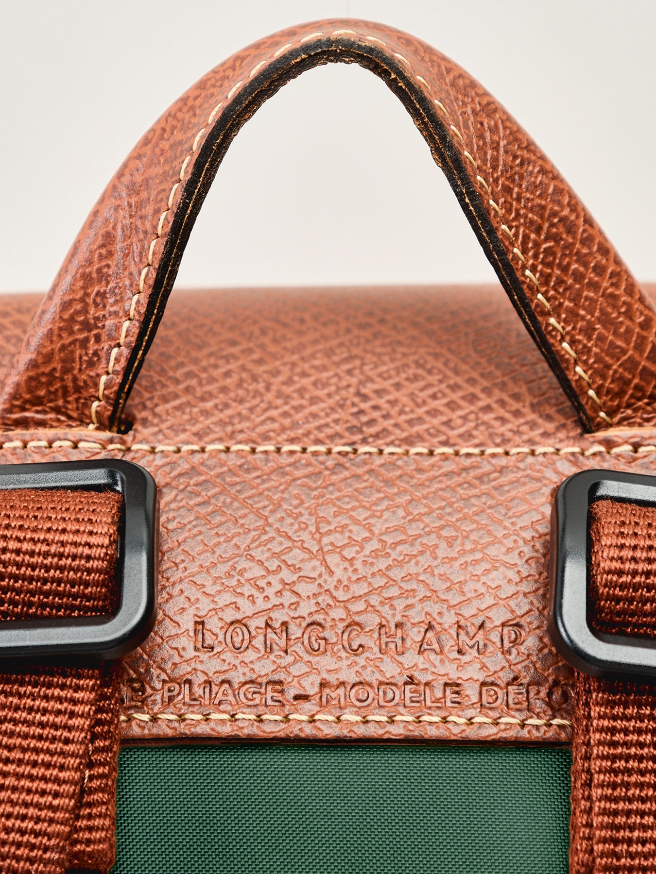 Le Pliage Original Medium Backpack British Green