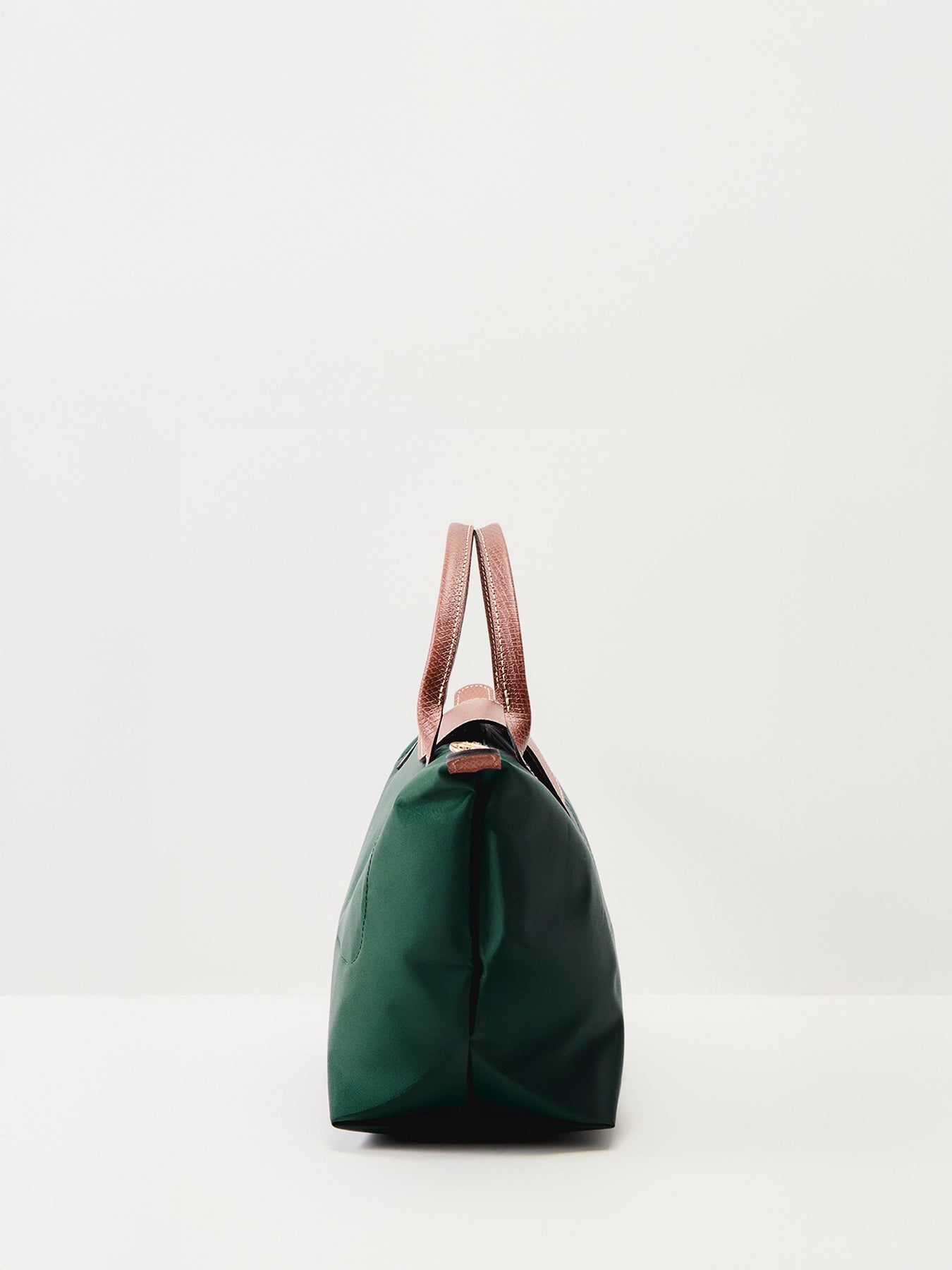 Le Pliage Original Small Handbag British Green Recycled Canvas