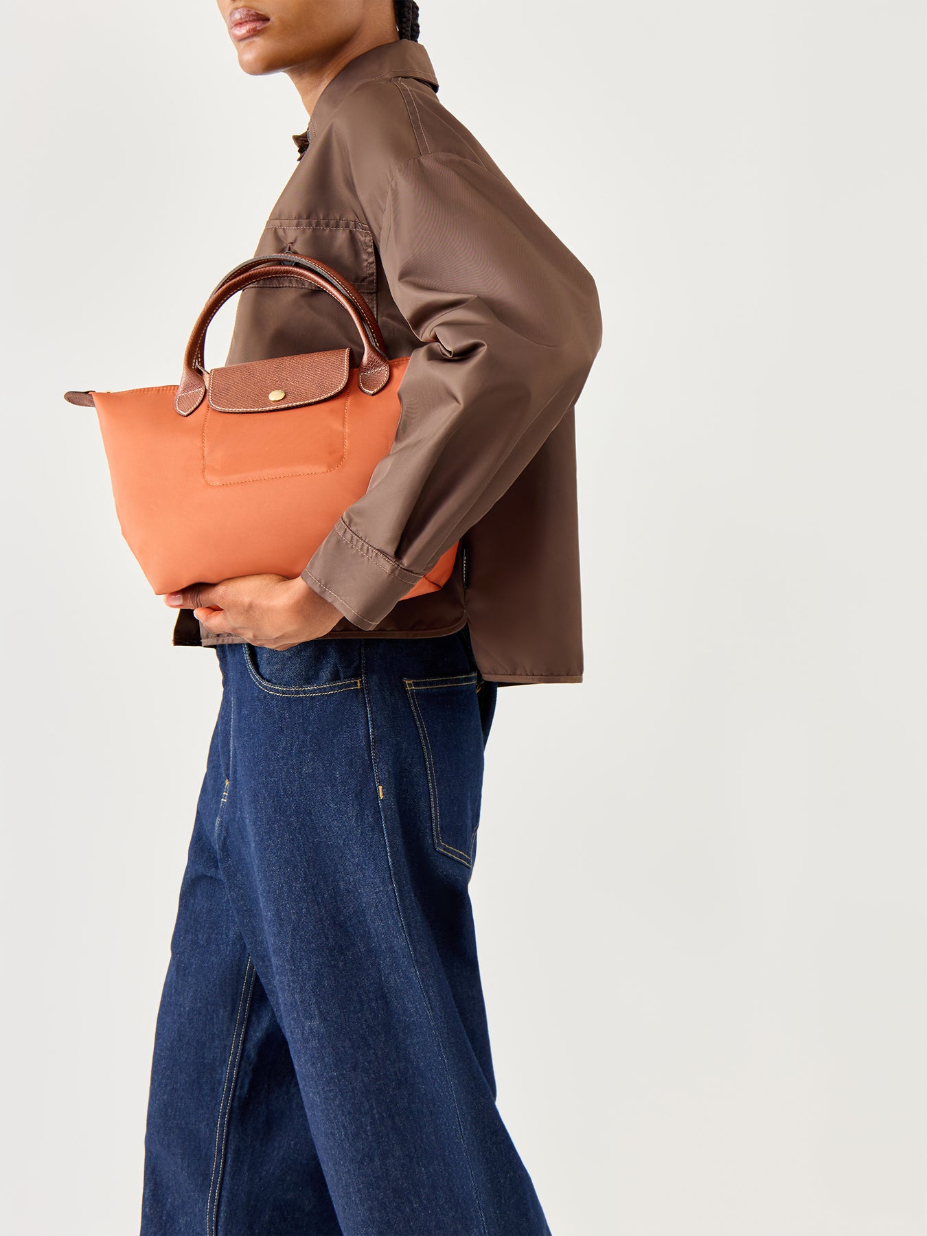 Le Pliage Original Handbag Small Brick