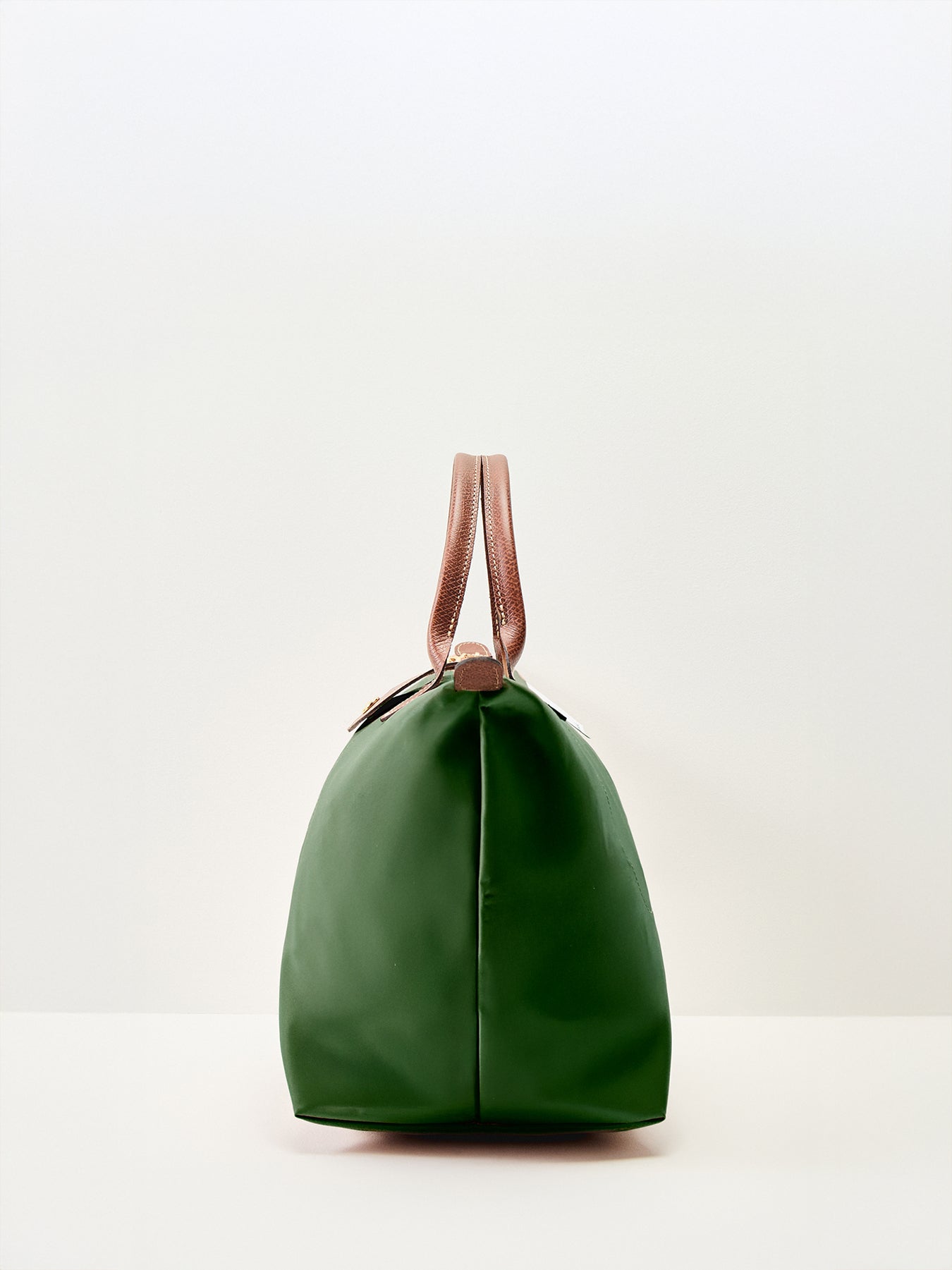 Le Pliage Original Medium Handbag British Green
