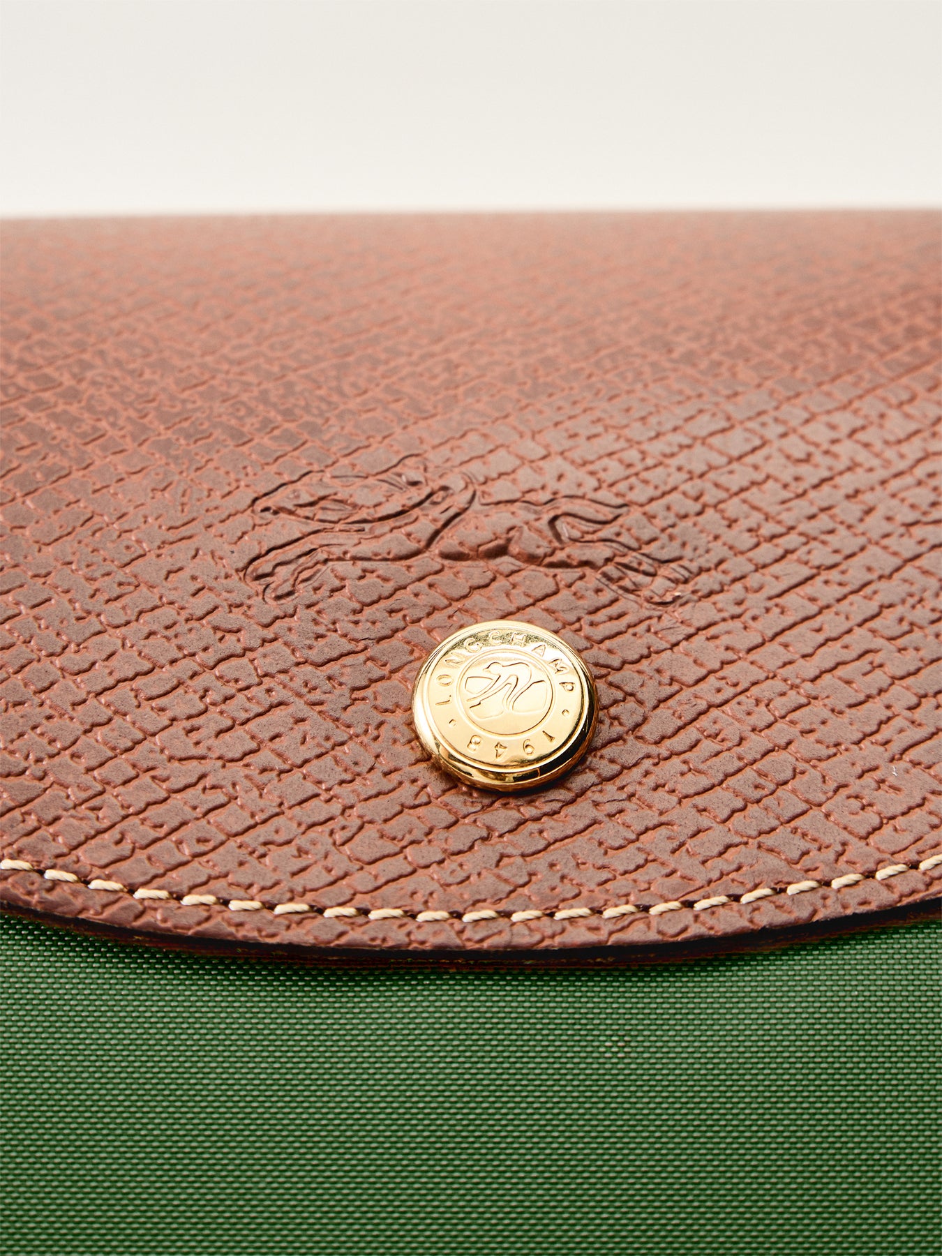 Le Pliage Original Medium Handbag British Green