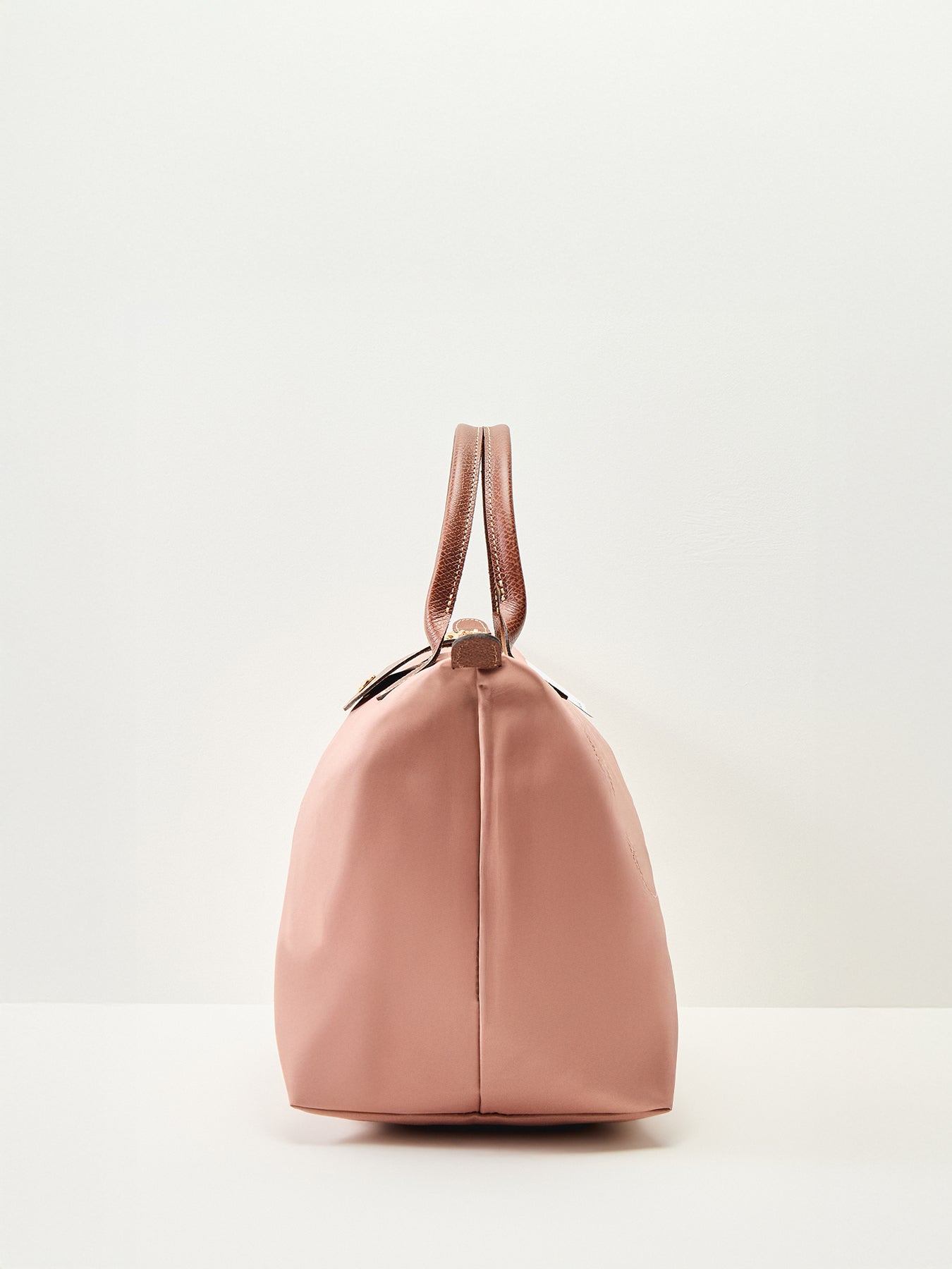 Le Pliage Original Medium Handbag Pink Tea Recycle