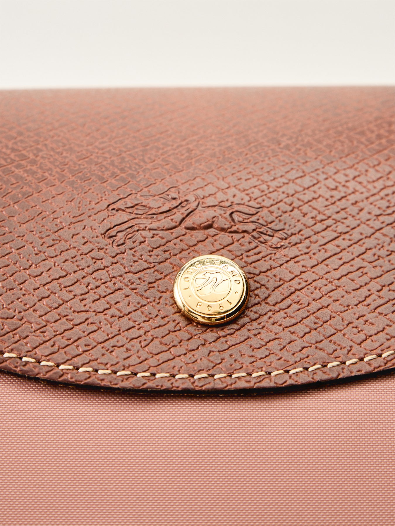 Le Pliage Original Medium Handbag Pink Tea Recycle