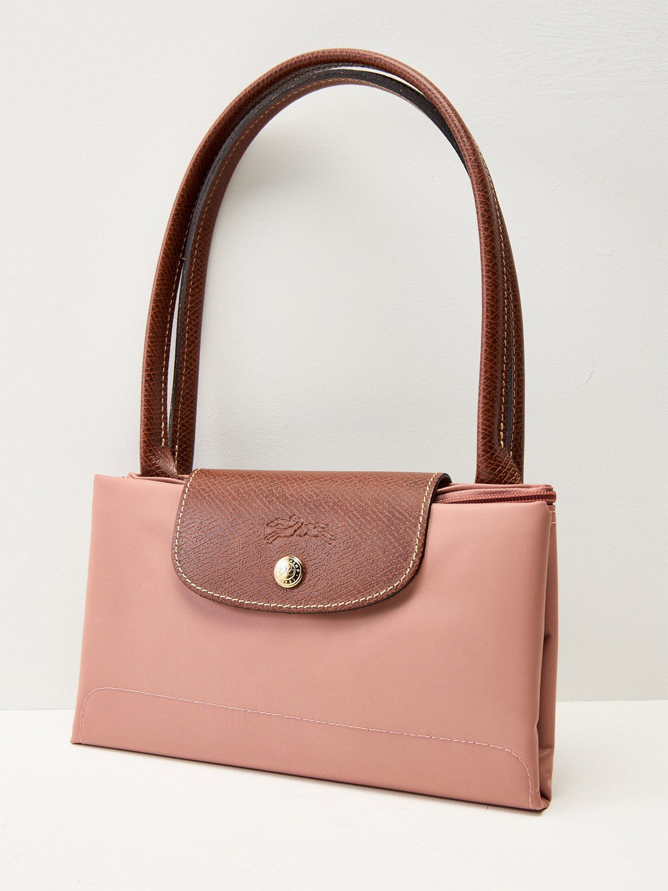 Le Pliage Original Large Tote Bag Pink Tea Recycled Canvas