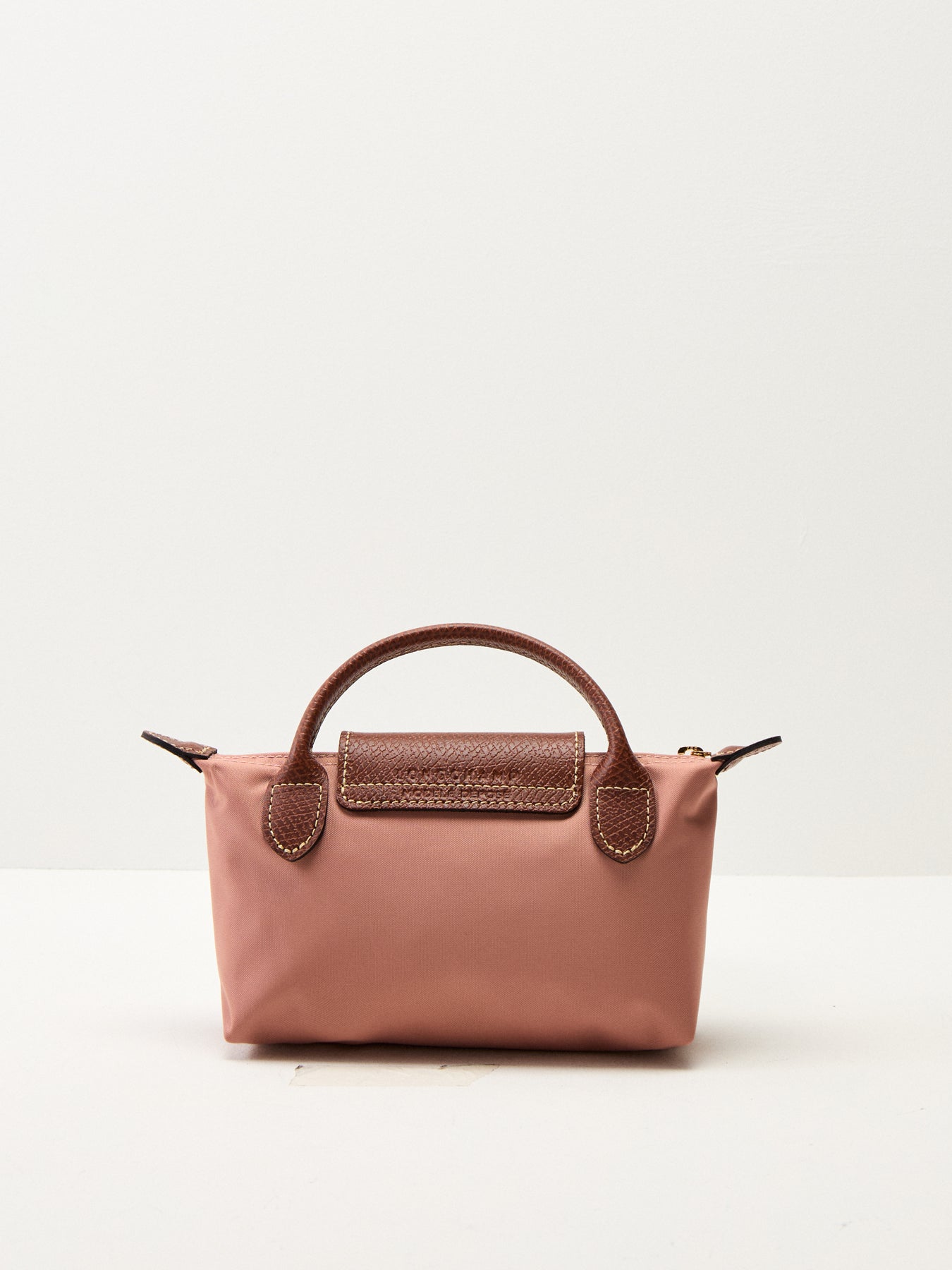 Le Pliage Original Pouch Pink Tea Recycled Canvas