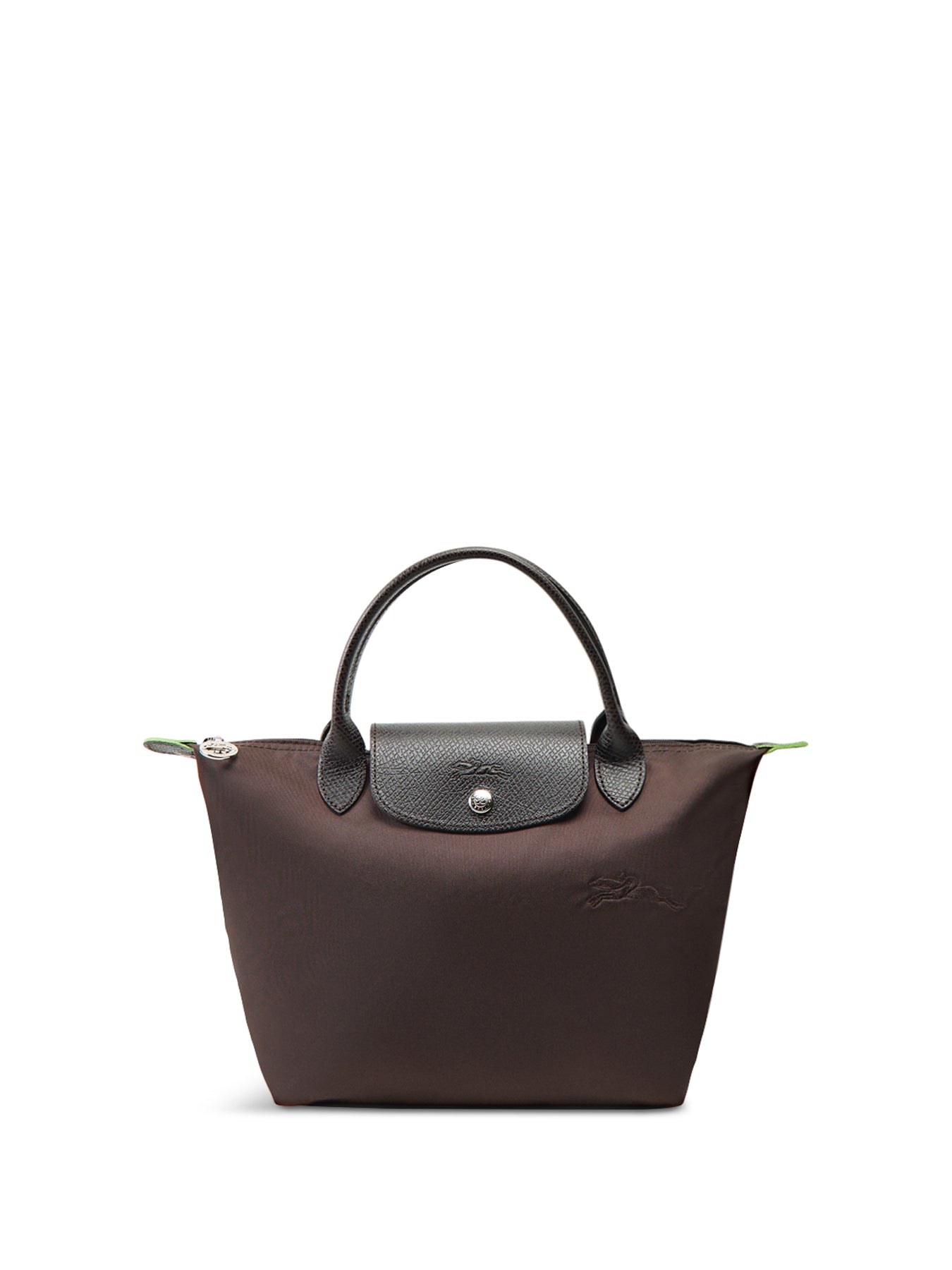 Le Pliage Green Small Handbag Fir Leather