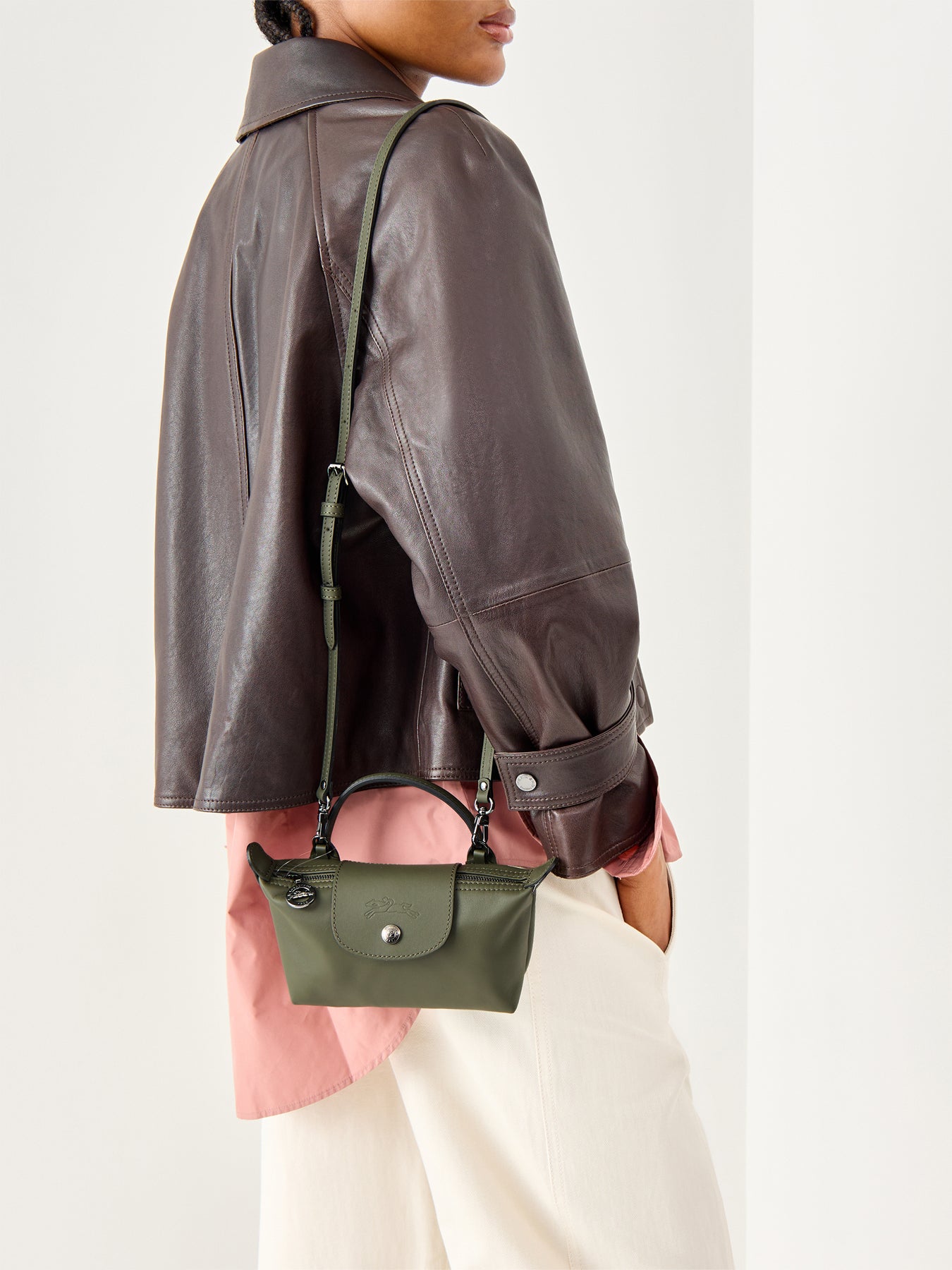 Le Pliage Extra Small Pouch Fir Leather